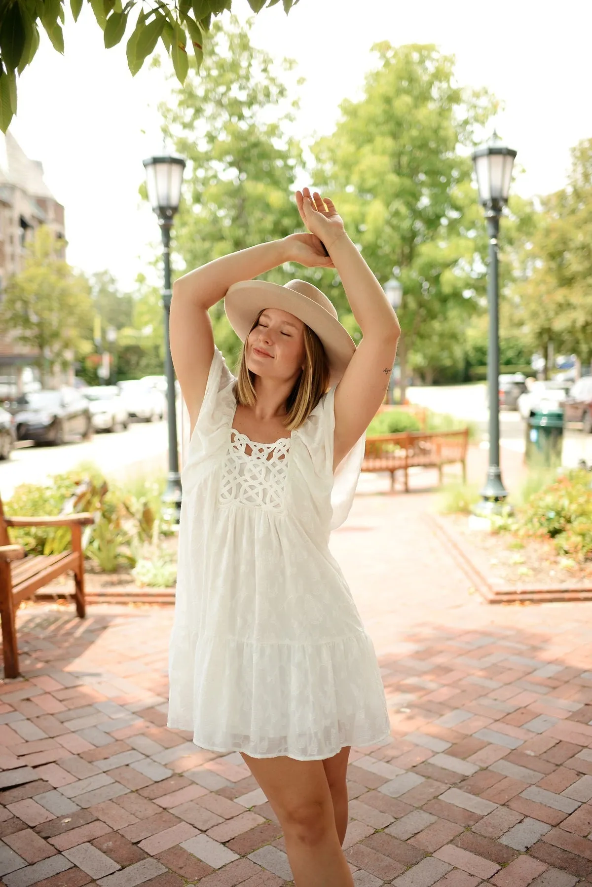 Abigail Crochet Lace Dress