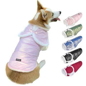 Aiitle Waterproof Cozy Dog Winter Coat Pink