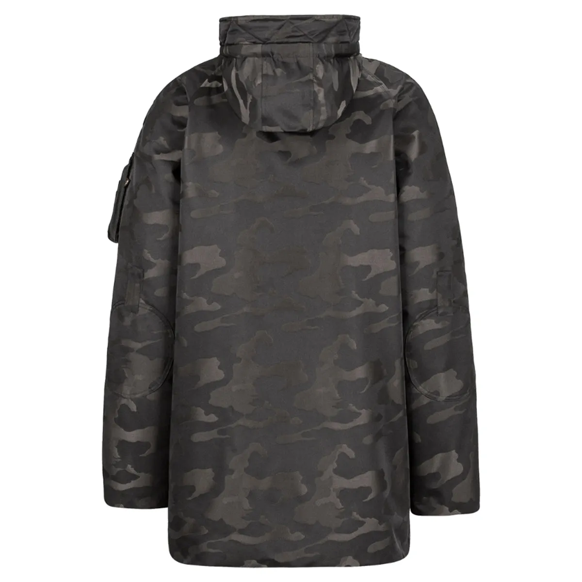 Alpha Industries Men's Black Camo N-3B Down Jacquard Parka