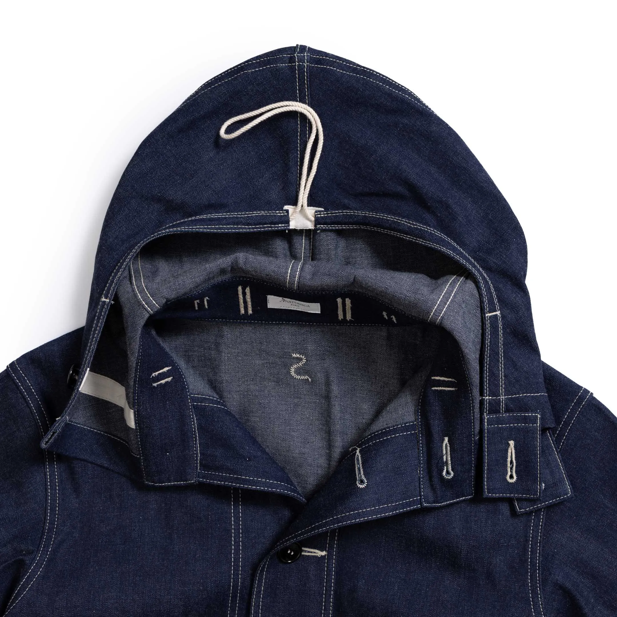 Anatomica USN Gunners Parka Indigo Denim