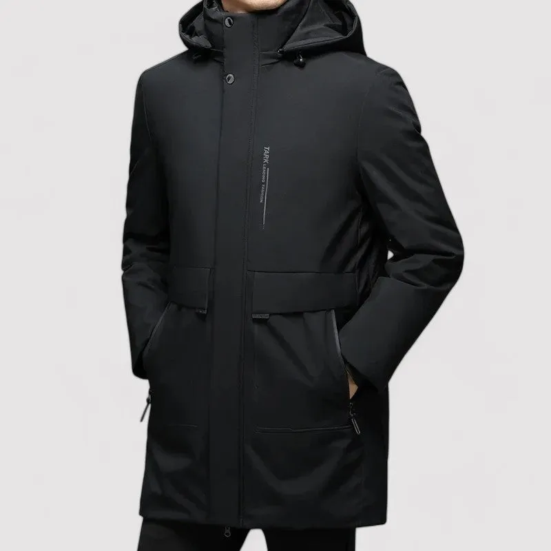 Ancien | Men’s Windproof Winter Parka Jacket with Warm Lining