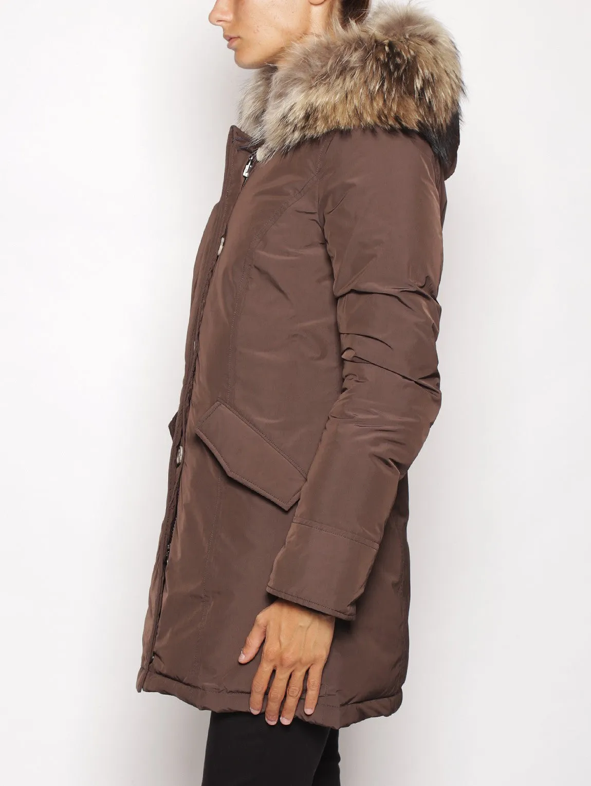 Arctic Parka in Shape Memory  Marrone