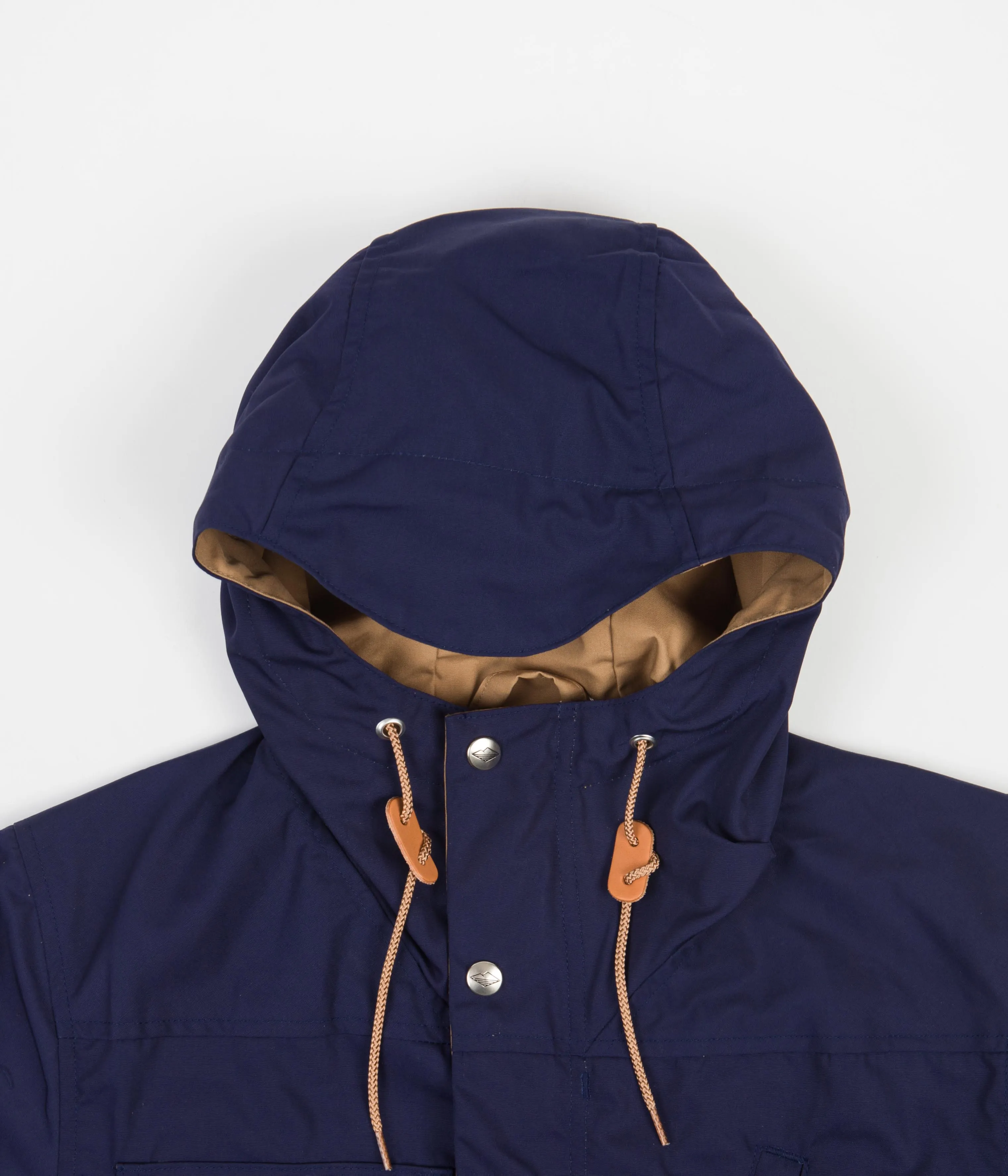 Battenwear Travel Shell Parka - Navy / Khaki