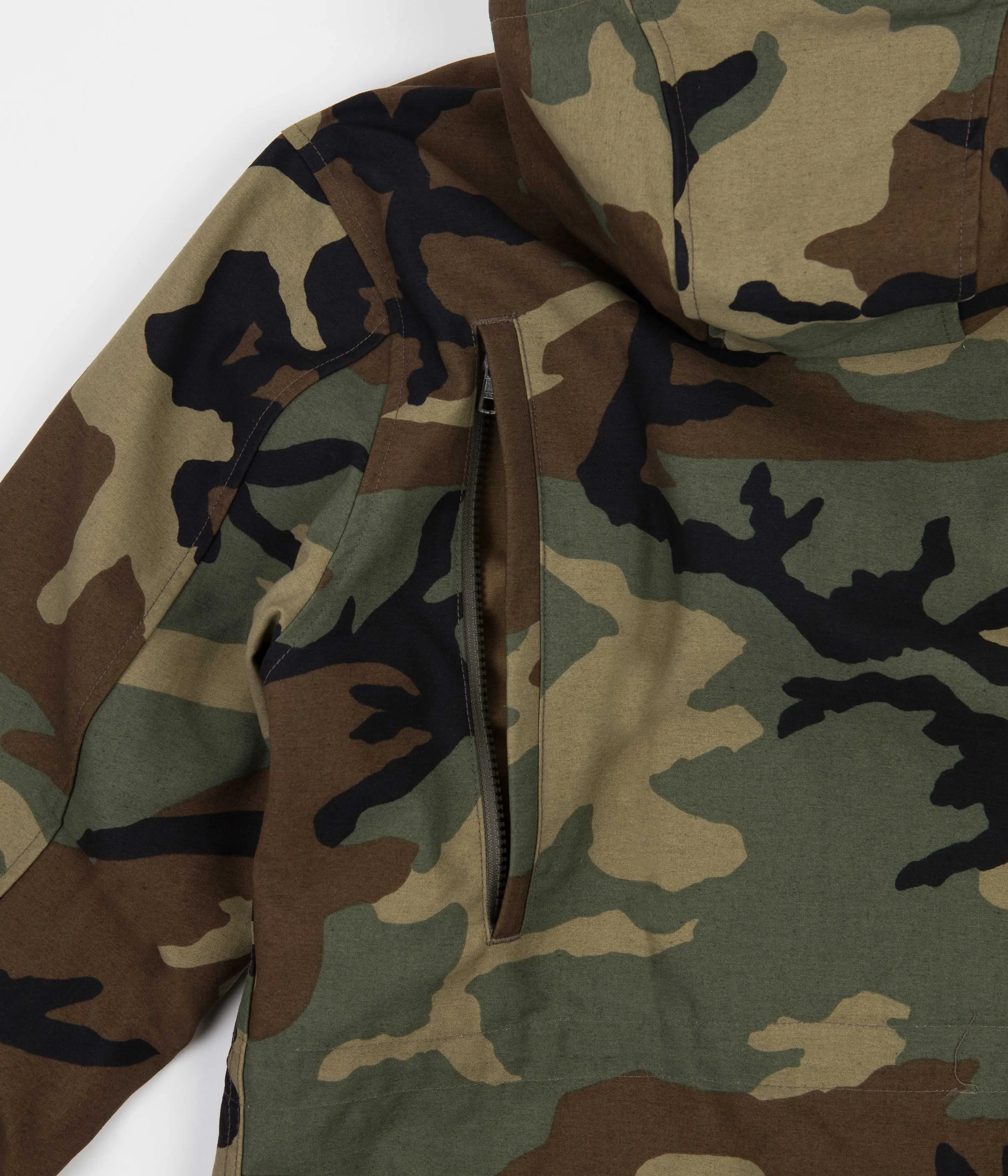 Battenwear Travel Shell Parka - Woodland Camo