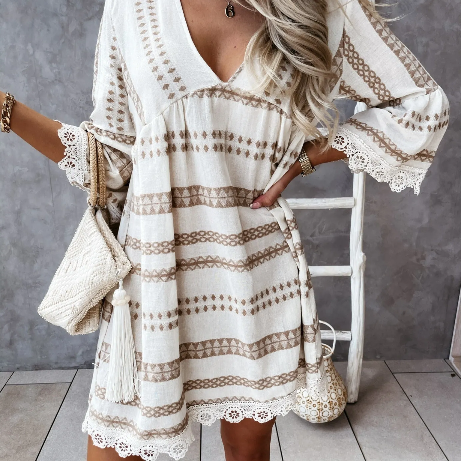 Boho Babydoll Dress