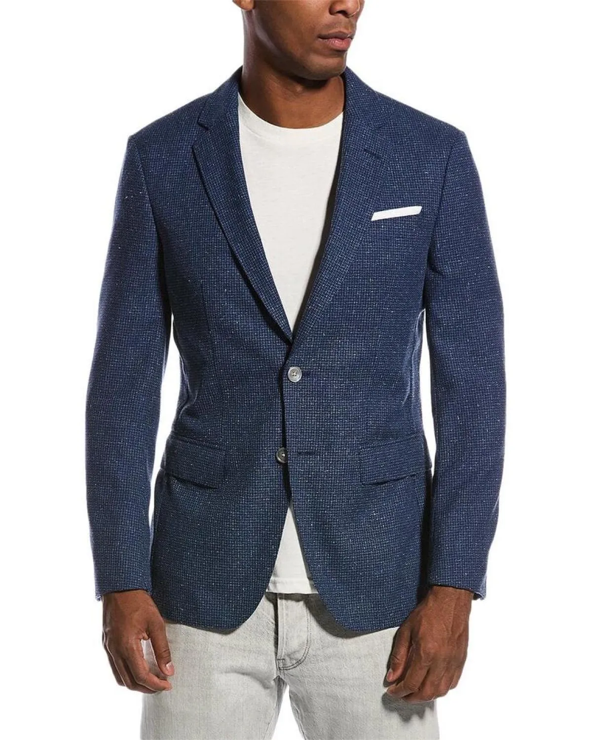 BOSS Hugo Boss Wool & Silk-Blend Blazer