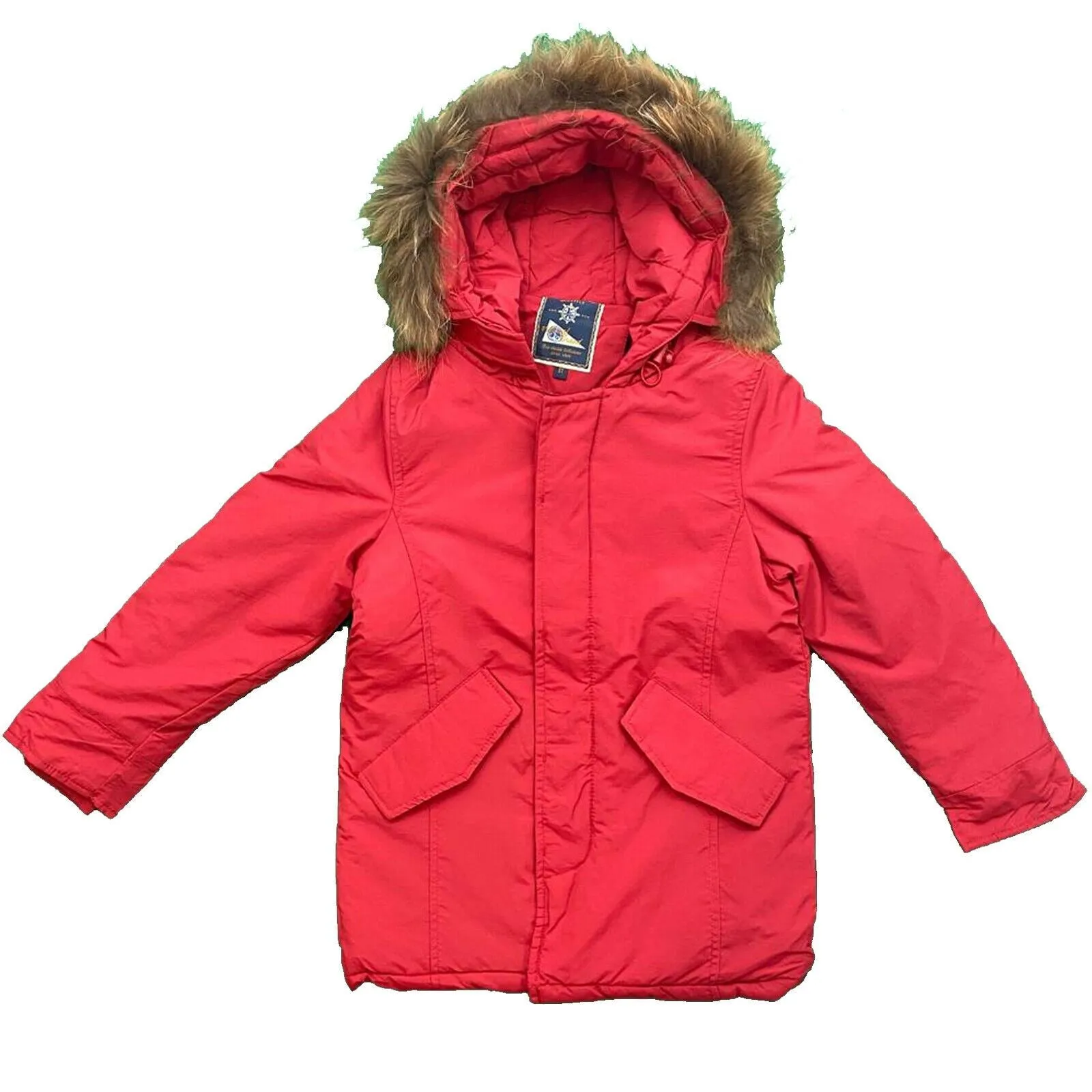 Boys Kids Coat Jacket Winter Hooded Parka Warm Padded Puffer Fur Hood