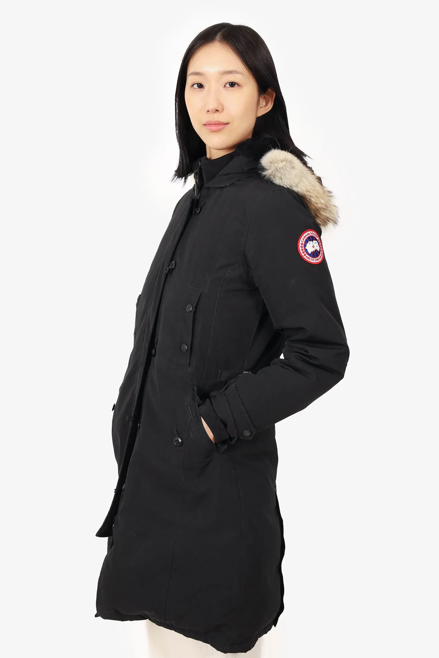 Canada Goose Black Kensington Parka Size Small