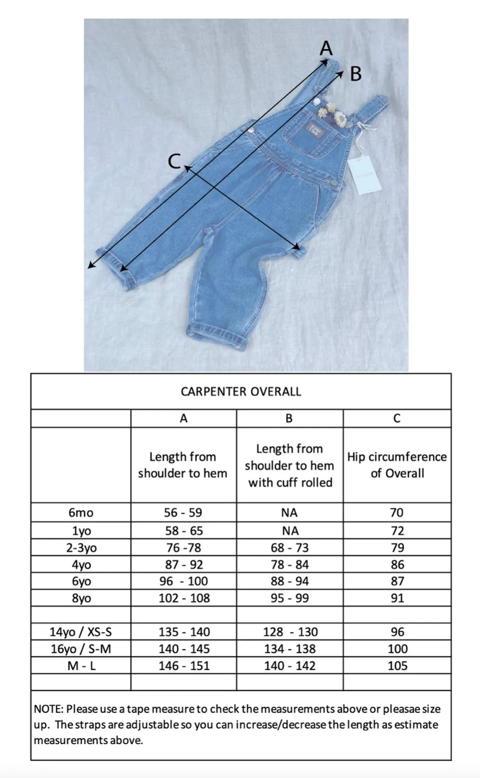 Carpenter Overall - Colourblock