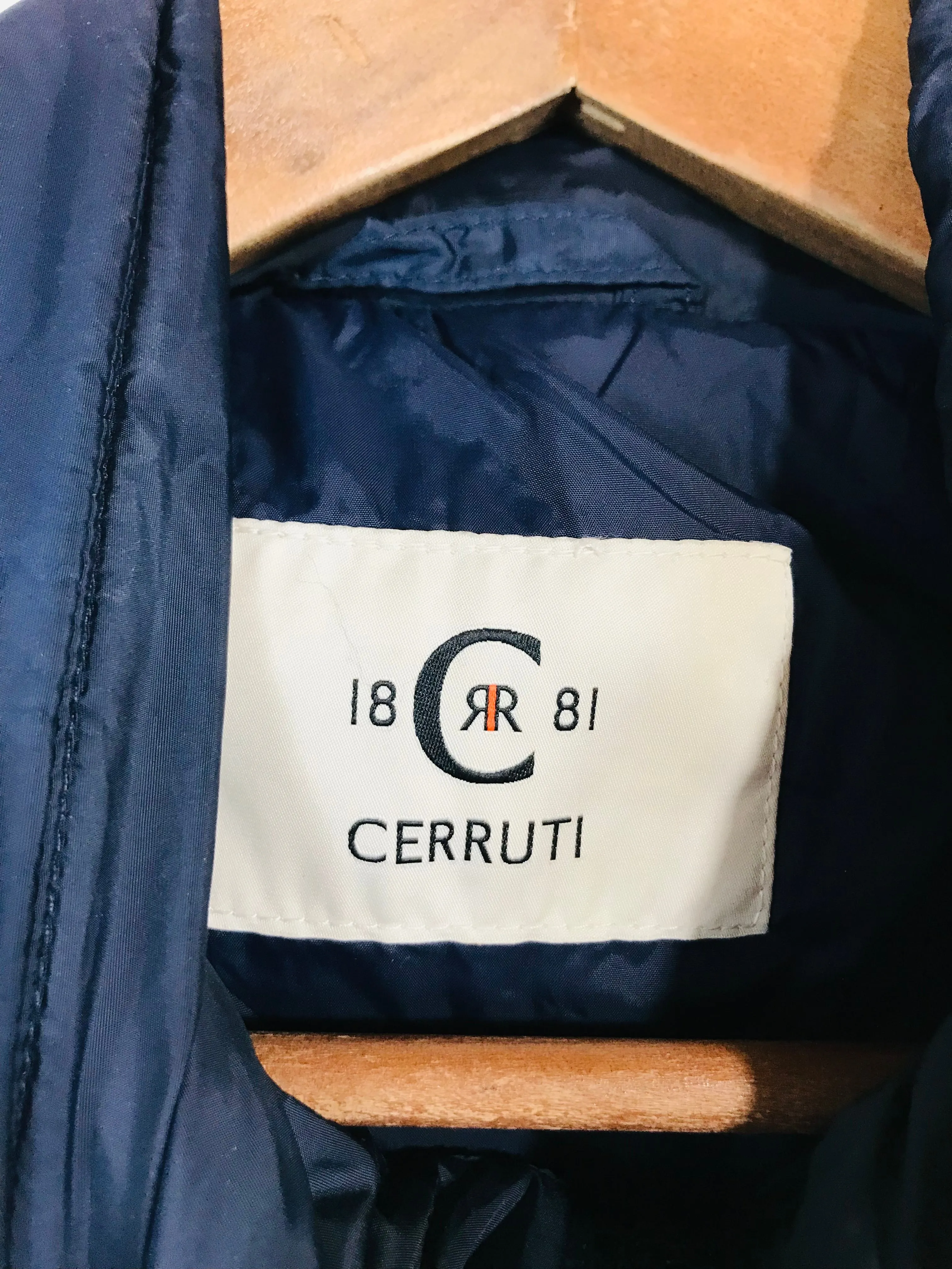 Cerruti Men's Parka Jacket | 56 XXL | Blue