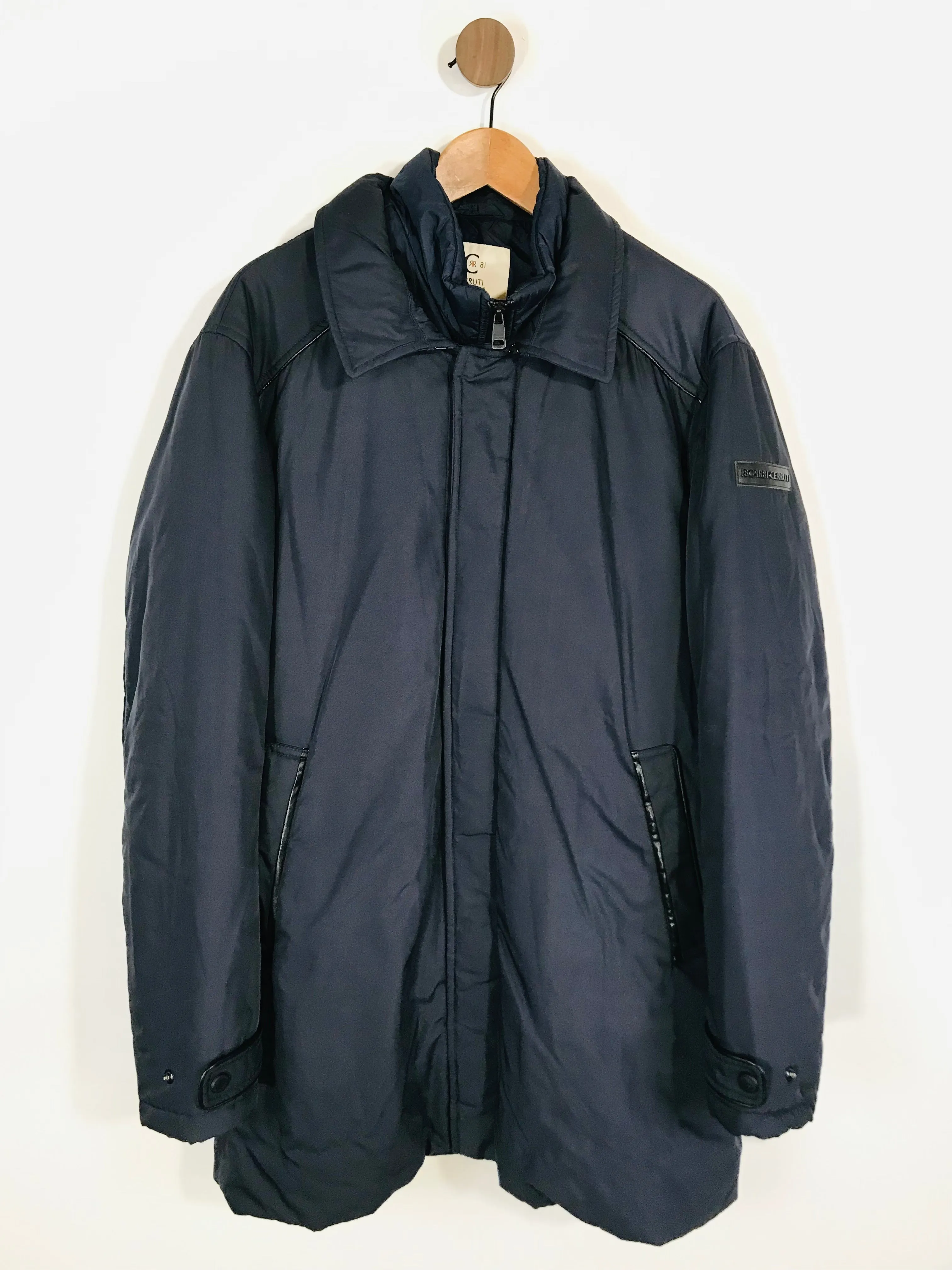 Cerruti Men's Parka Jacket | 56 XXL | Blue