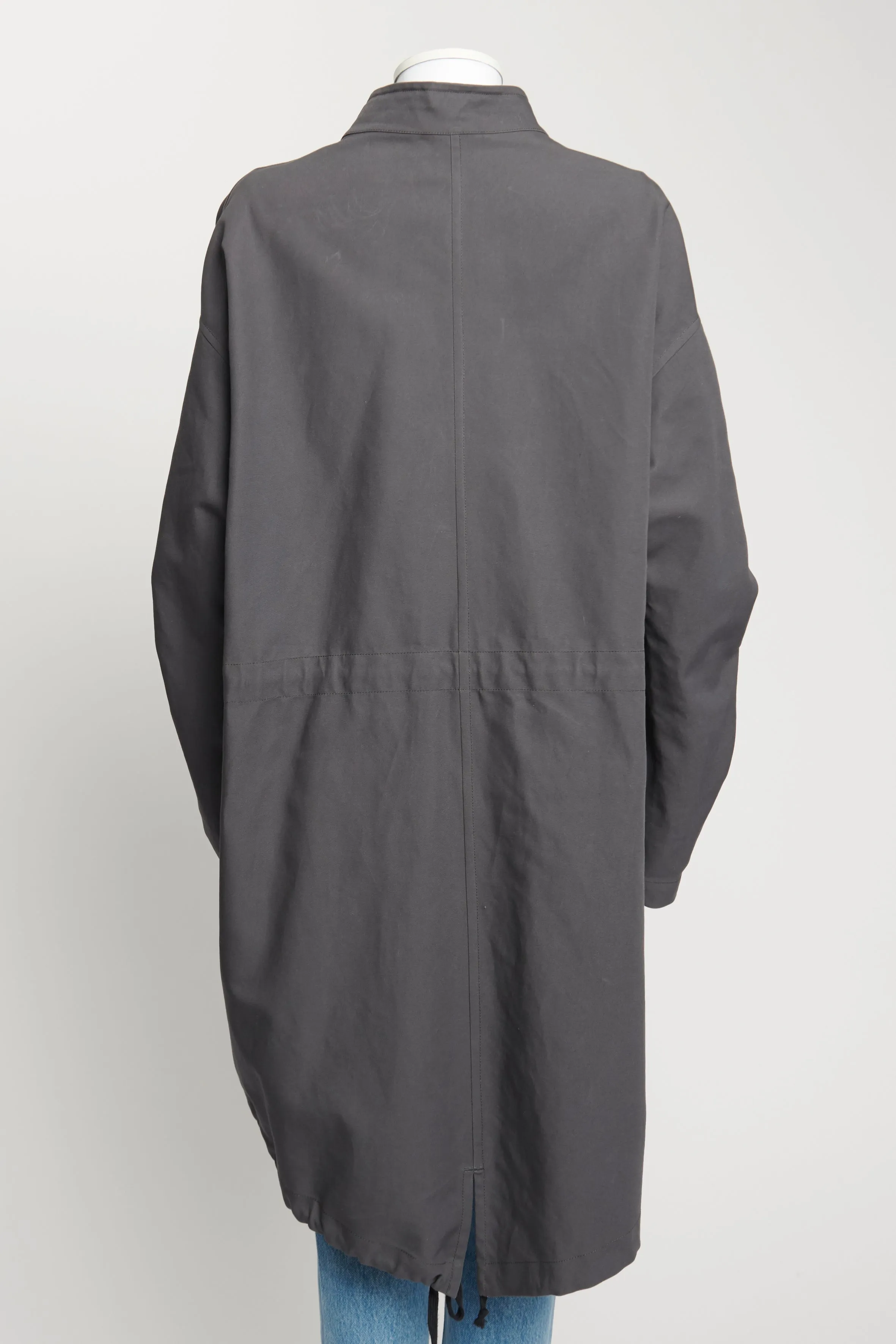 Charcoal Grey A-Line Preowned Parka