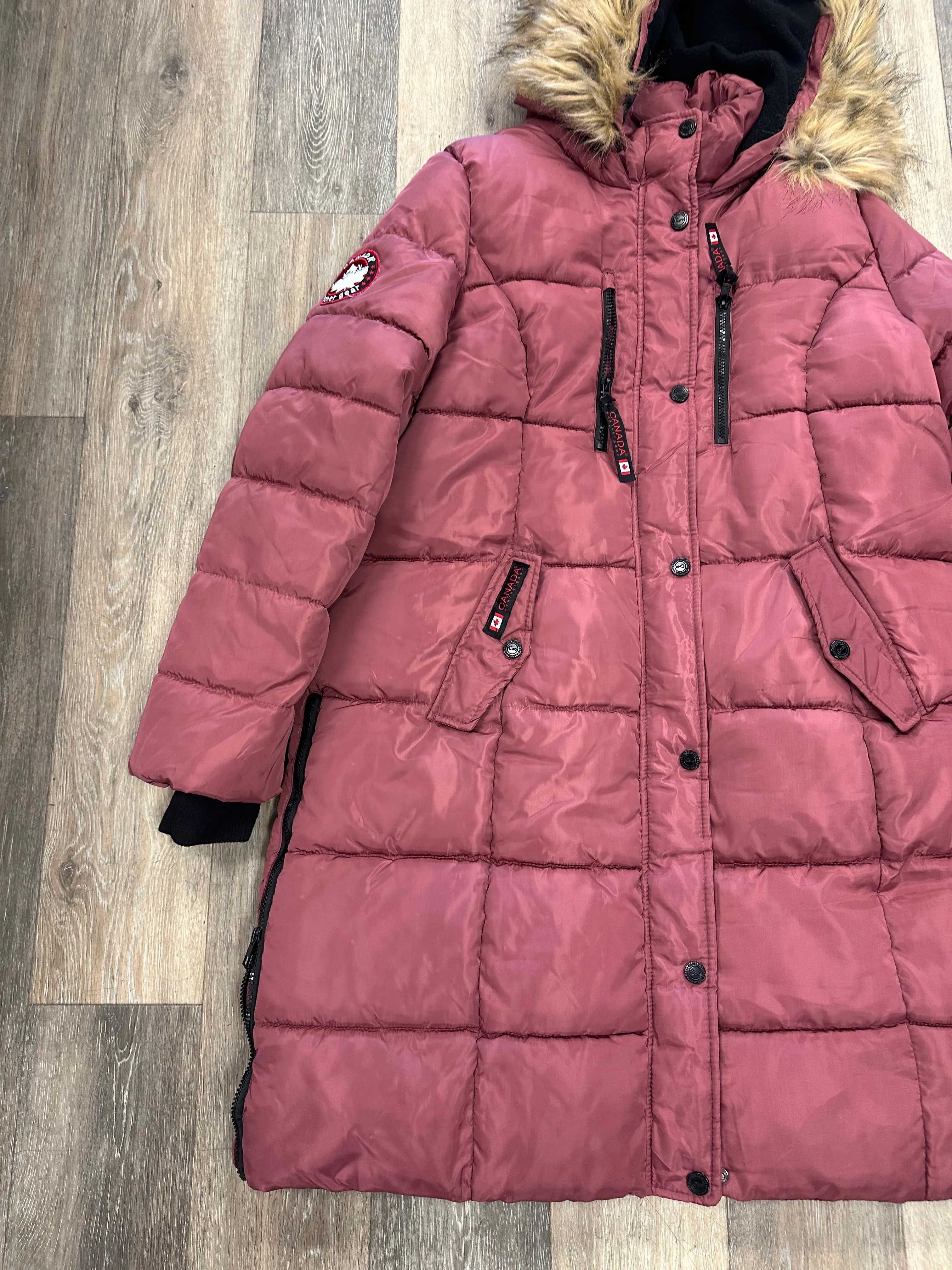 Coat Parka By Canada Weathergear In Pink, Size: Xl