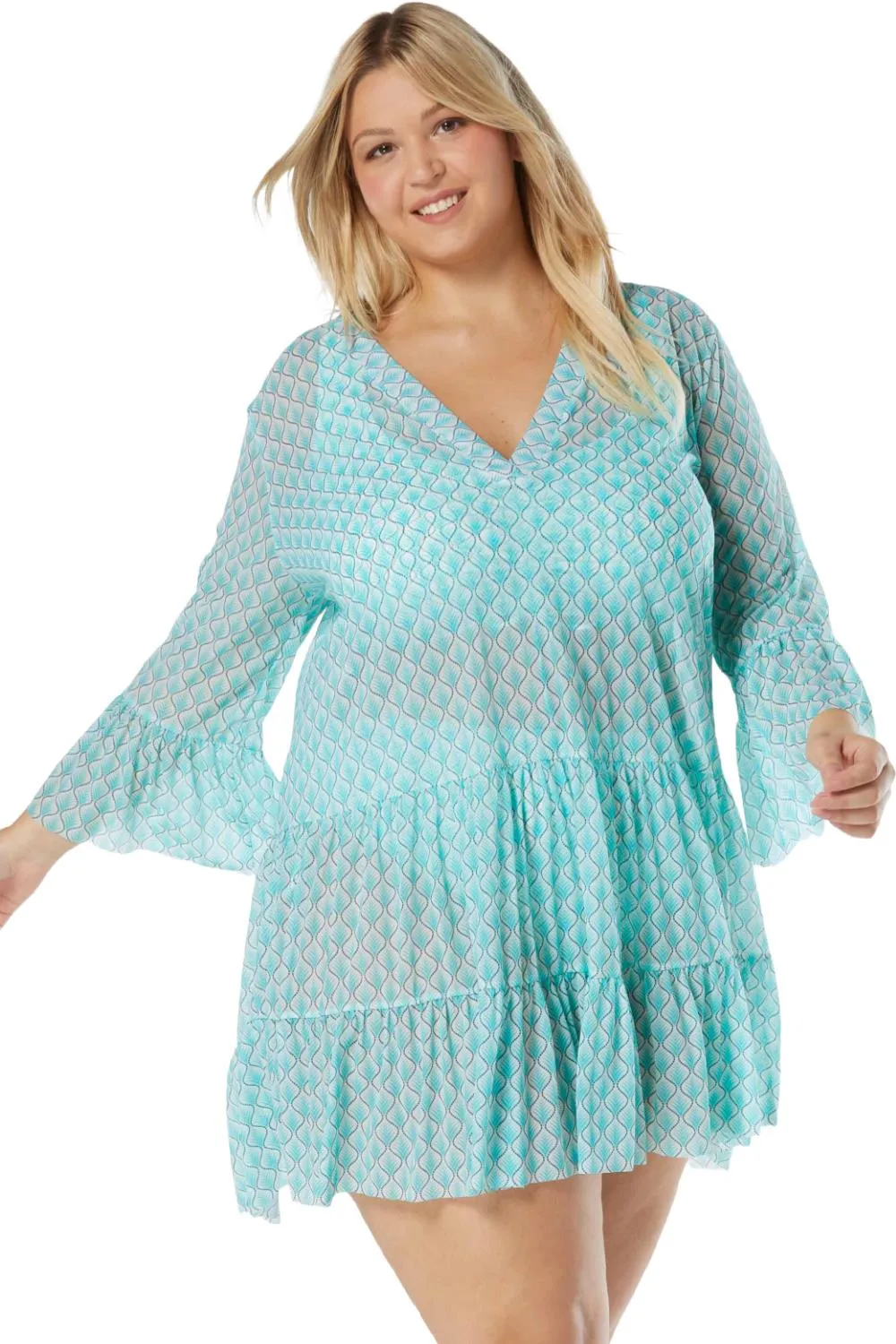 Coco Reef Enchant Cover Up Dress- Siren, Oasis (U36295)