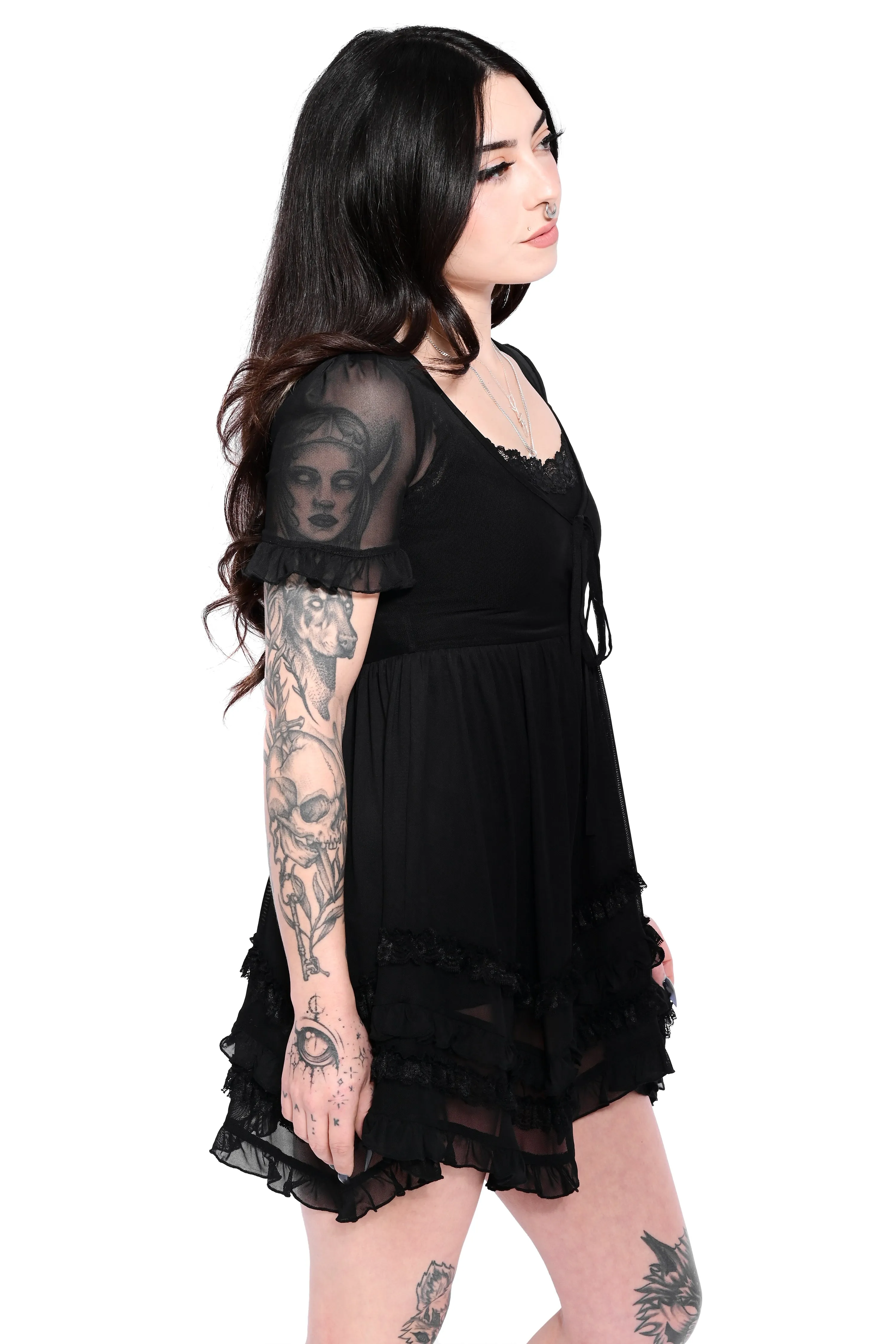 Coralie Mesh Dress