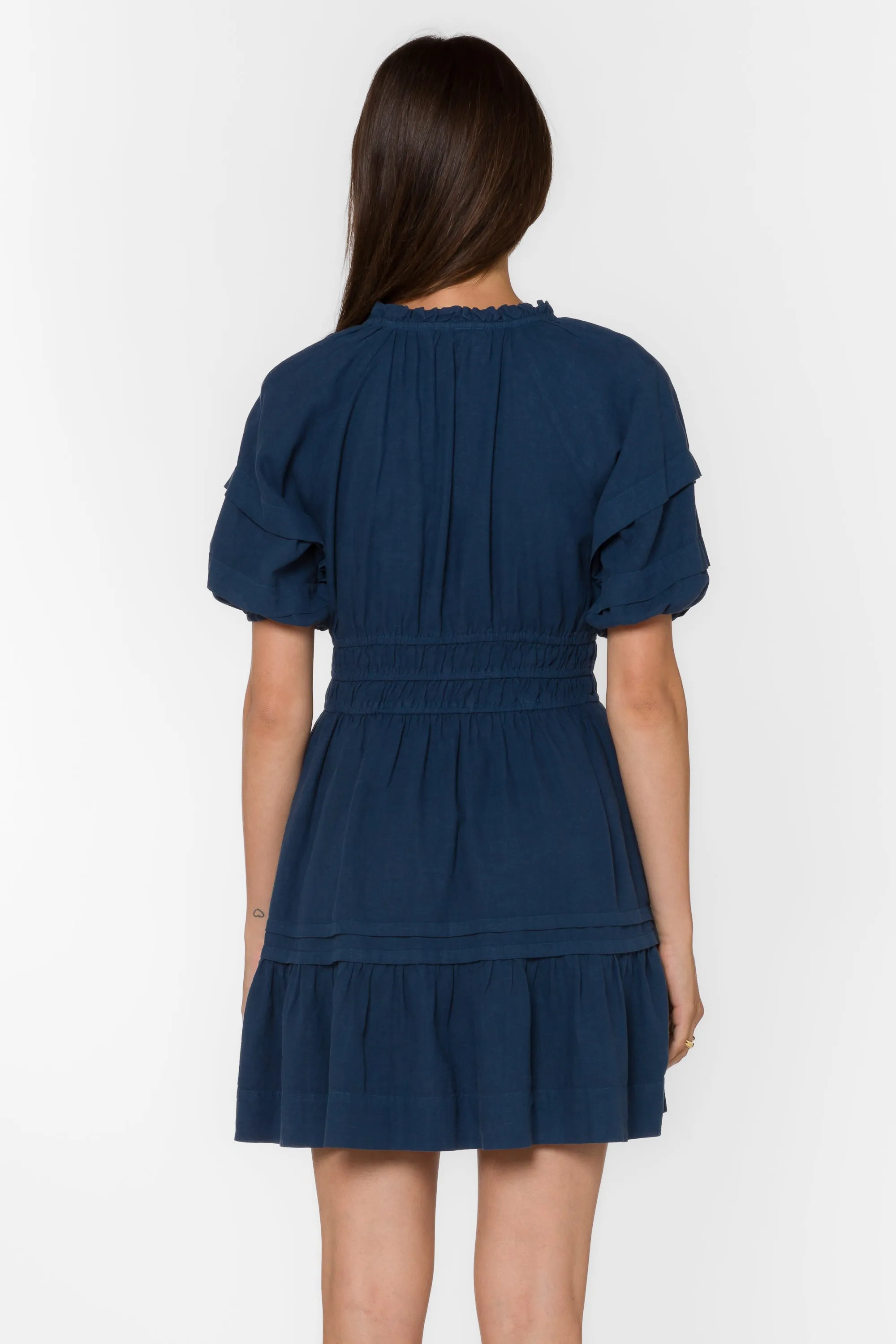 Donna French Navy Dress