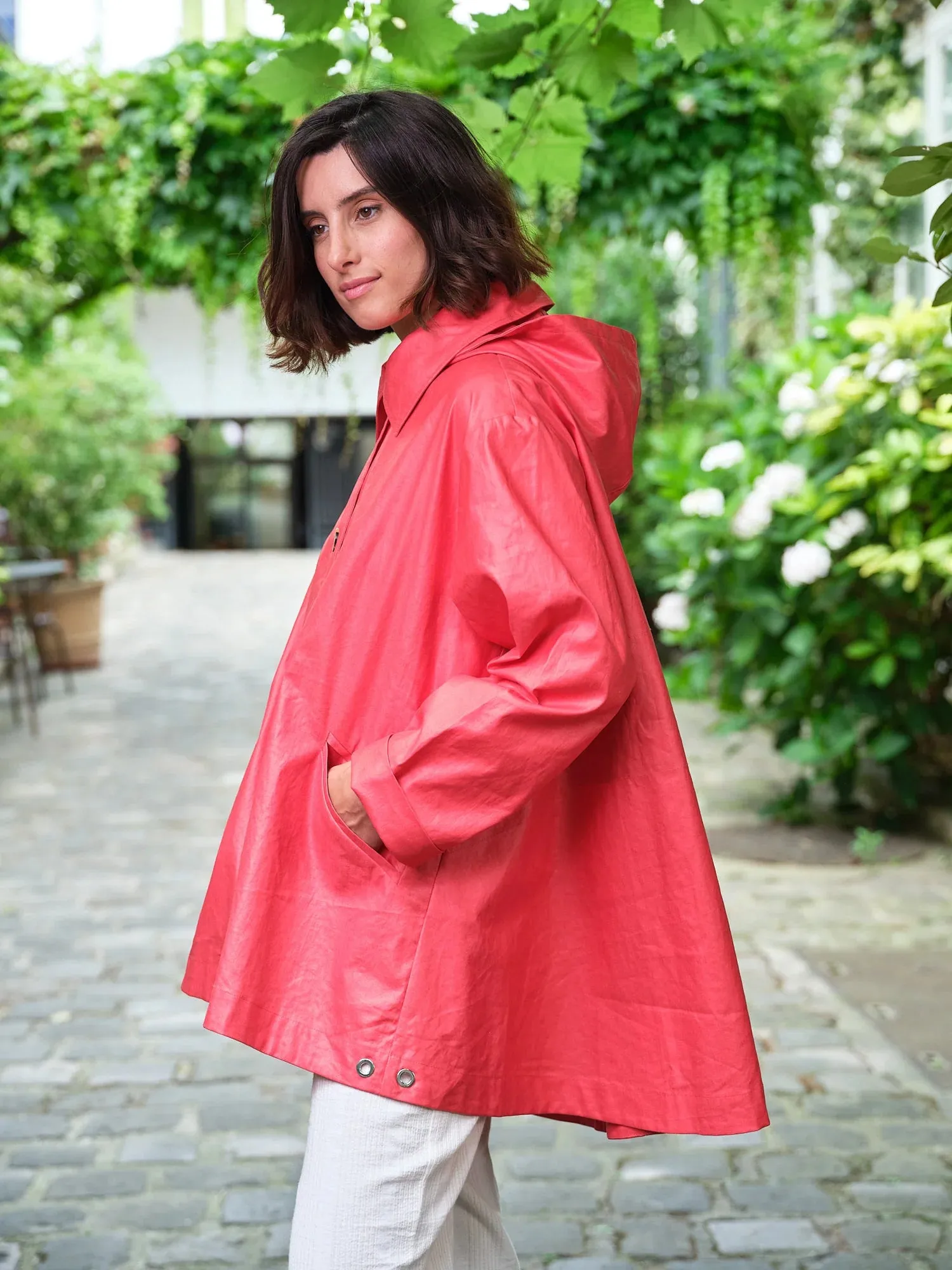 Ellis Lib Coat | Framboise