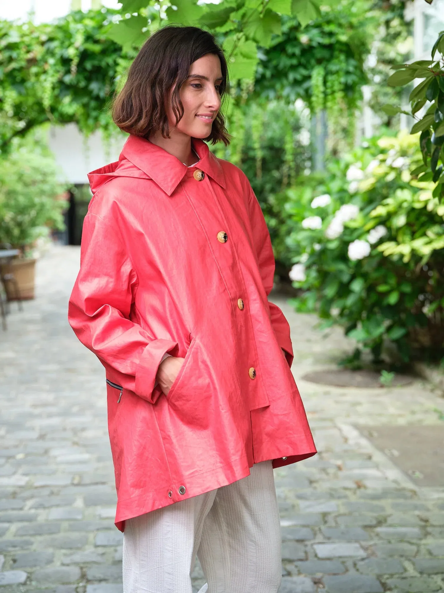 Ellis Lib Coat | Framboise