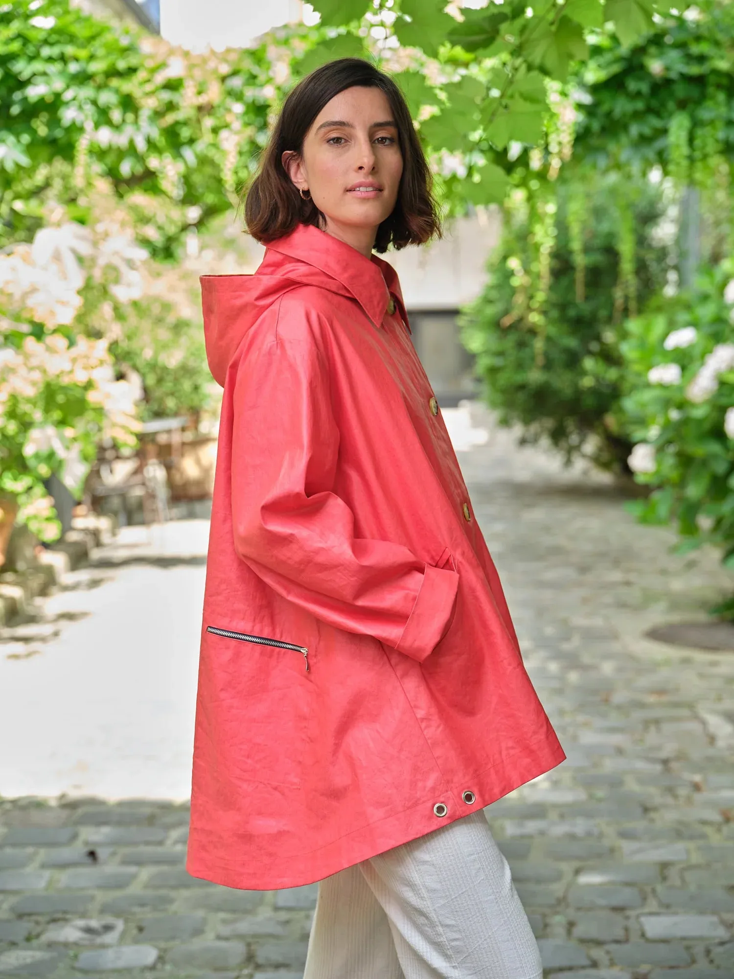 Ellis Lib Coat | Framboise