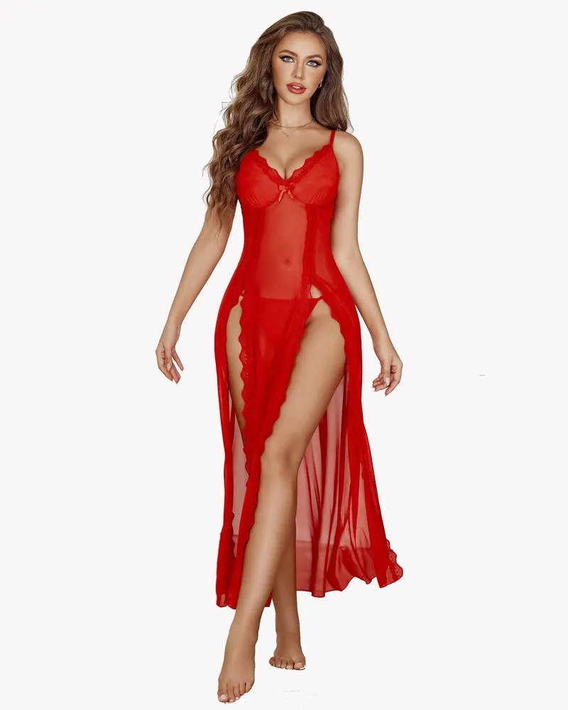 Fairy Lingerie Side Split Nightdress