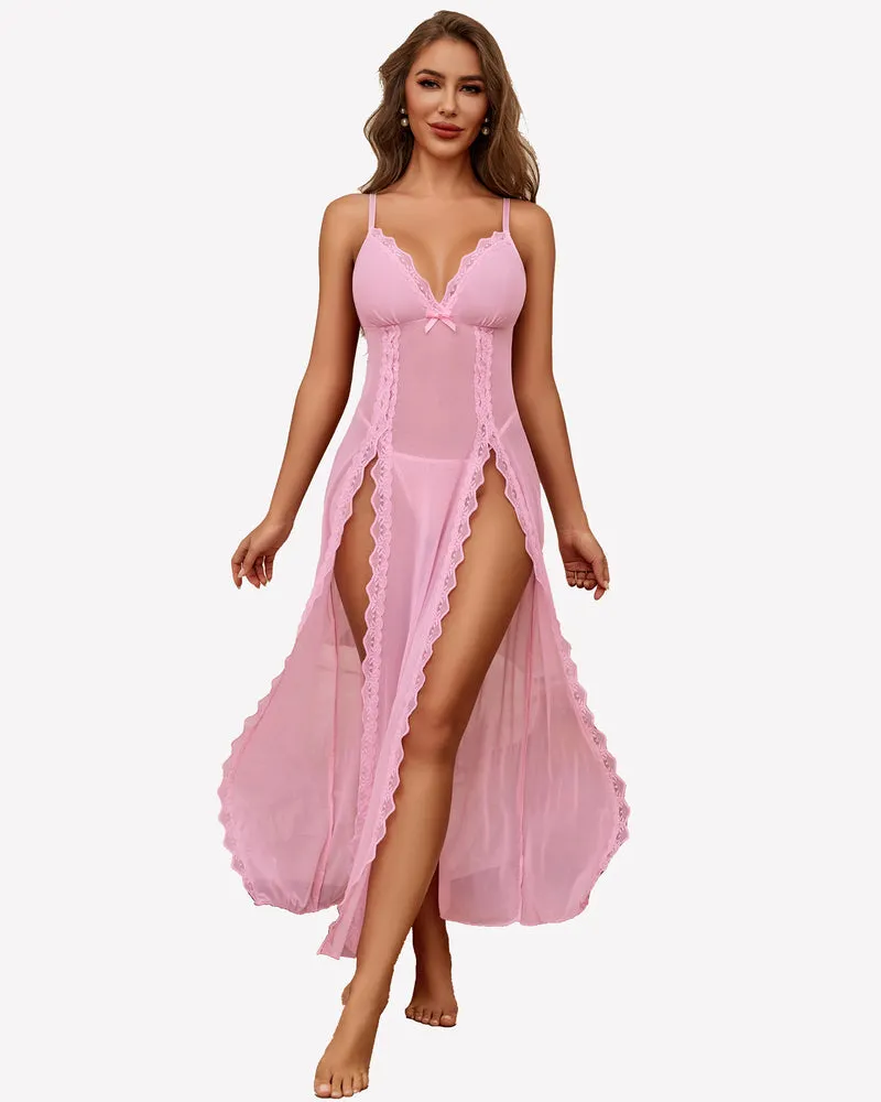 Fairy Lingerie Side Split Nightdress