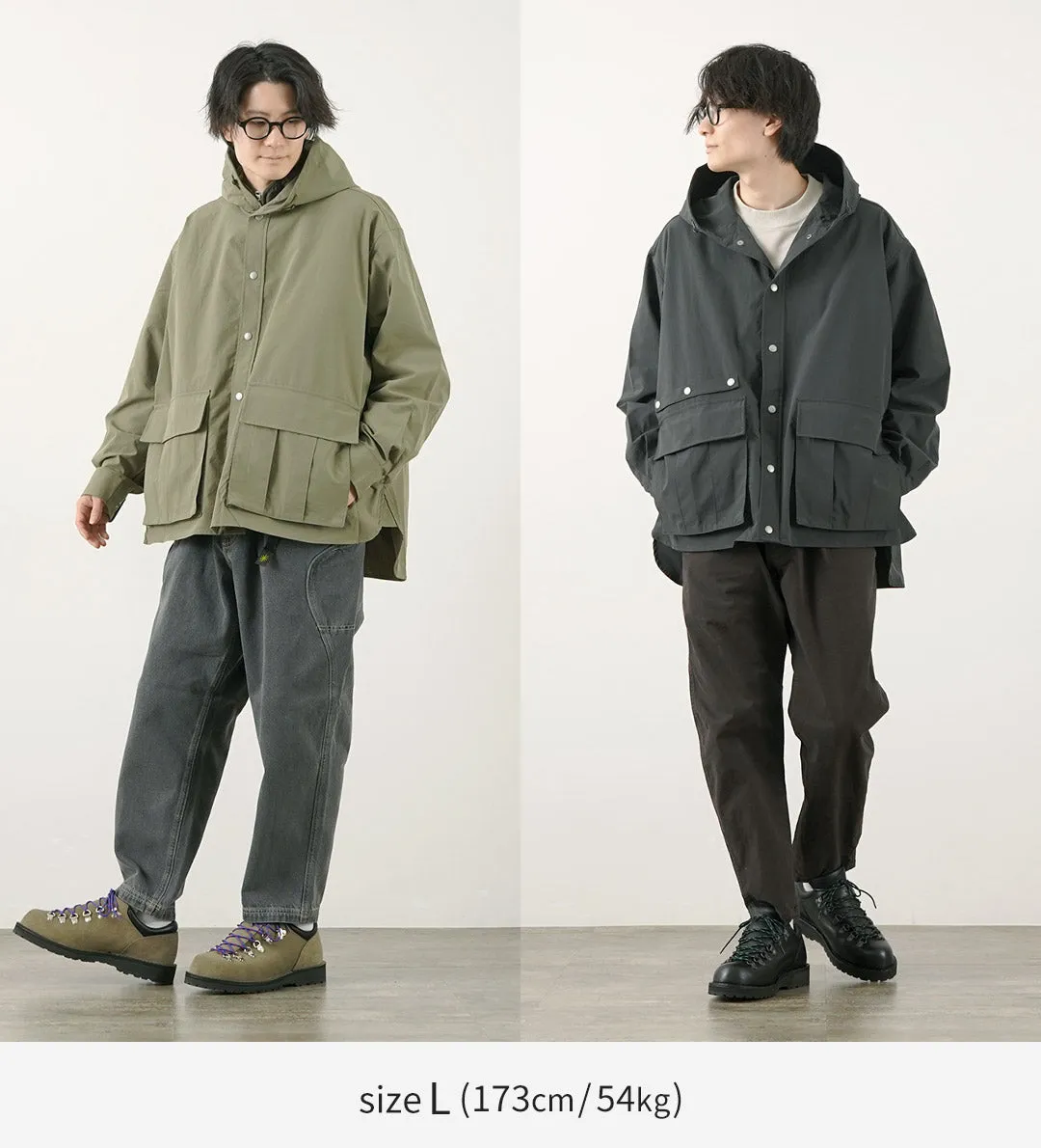 GARAGE GREEN WORKS / Wraptop Hooded Parka