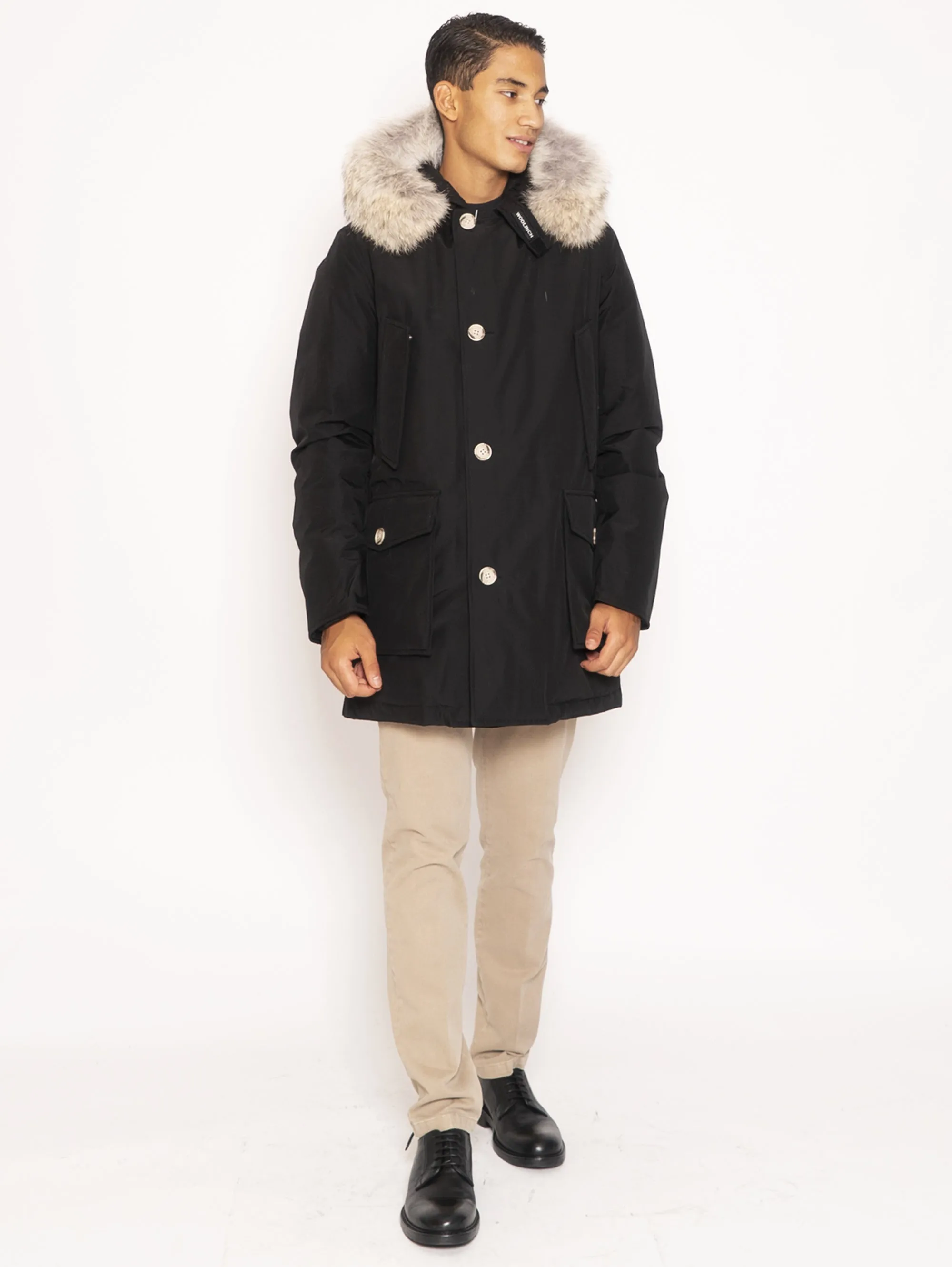 Giaccone Parka in Ramar - Nero