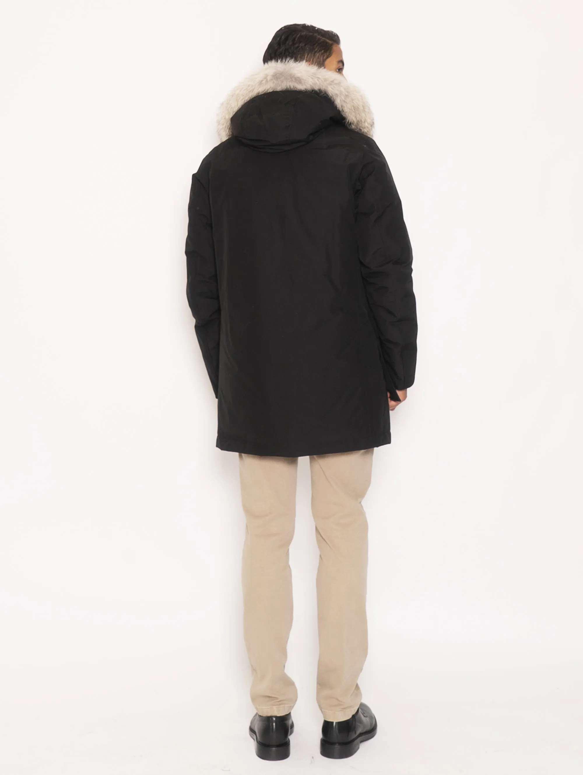 Giaccone Parka in Ramar - Nero