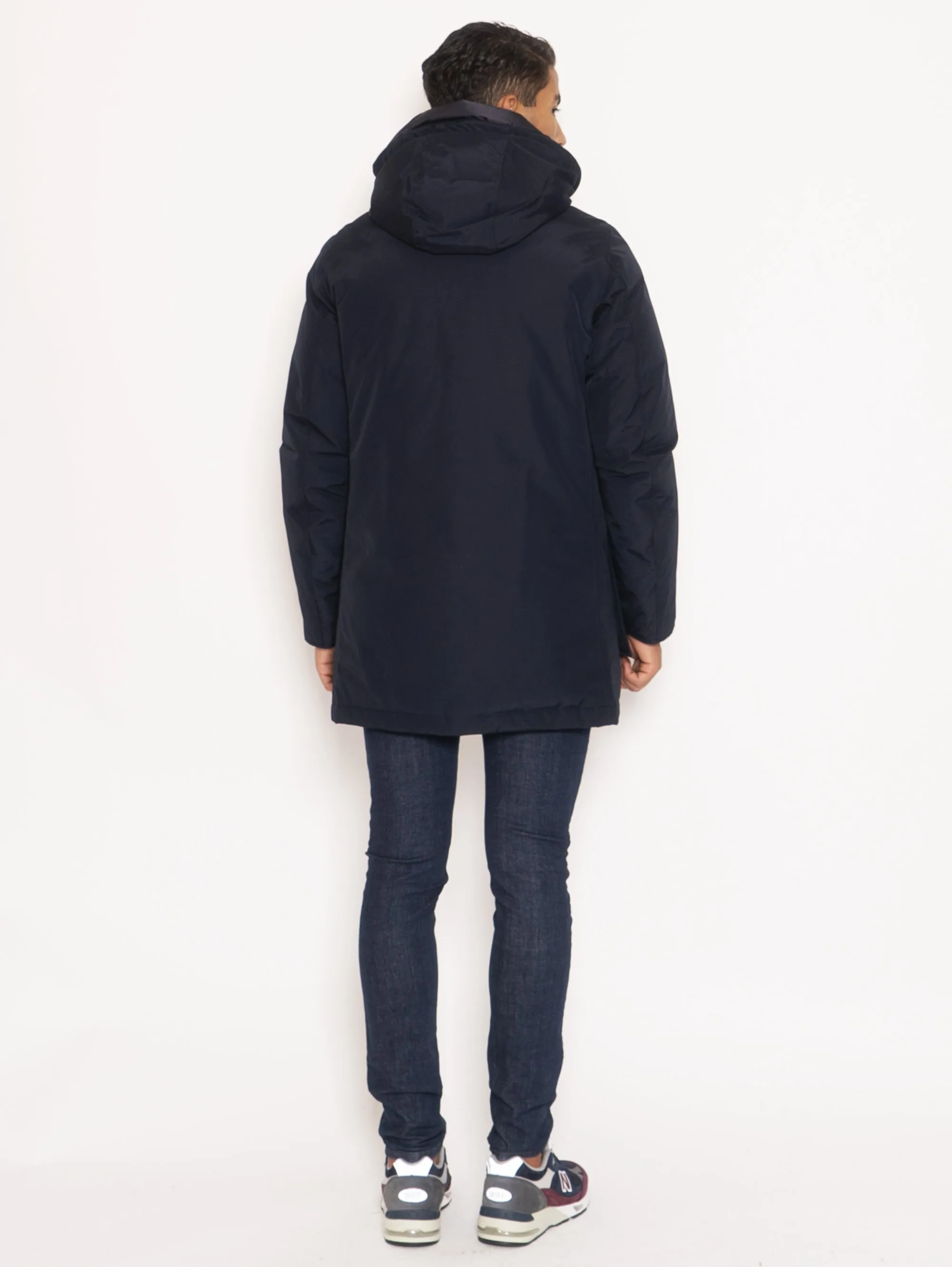 Giaccone Parka in Ramar No Fur - Blu