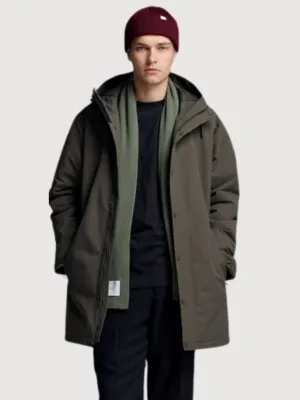 Glacier Dusty Olive Man Parka | Makia