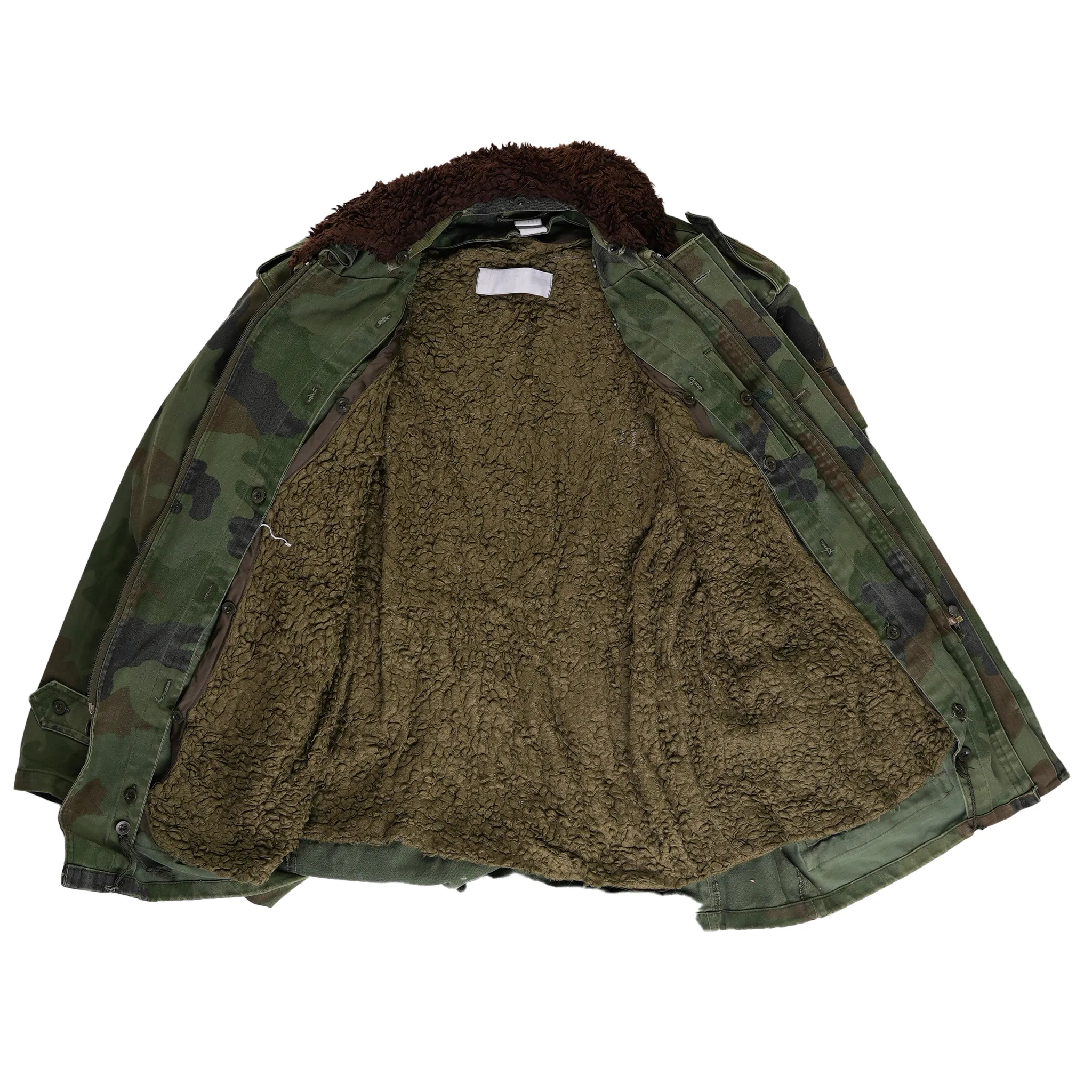 Grade 2 Serbian M93 Oakleaf Parka w/Liner & Faux Fur Collar