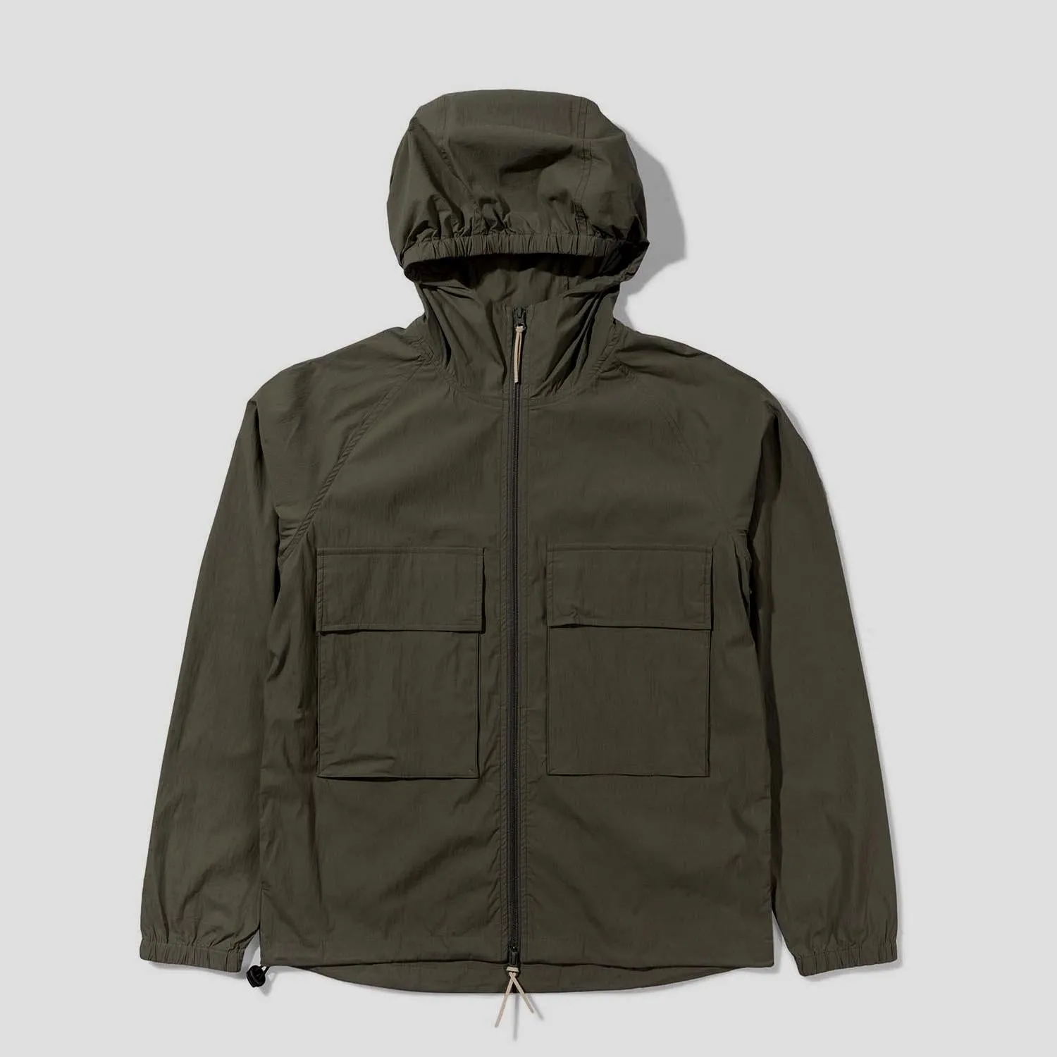 Hooded Paper Jacket (Green)