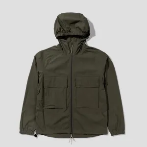 Hooded Paper Jacket (Green)