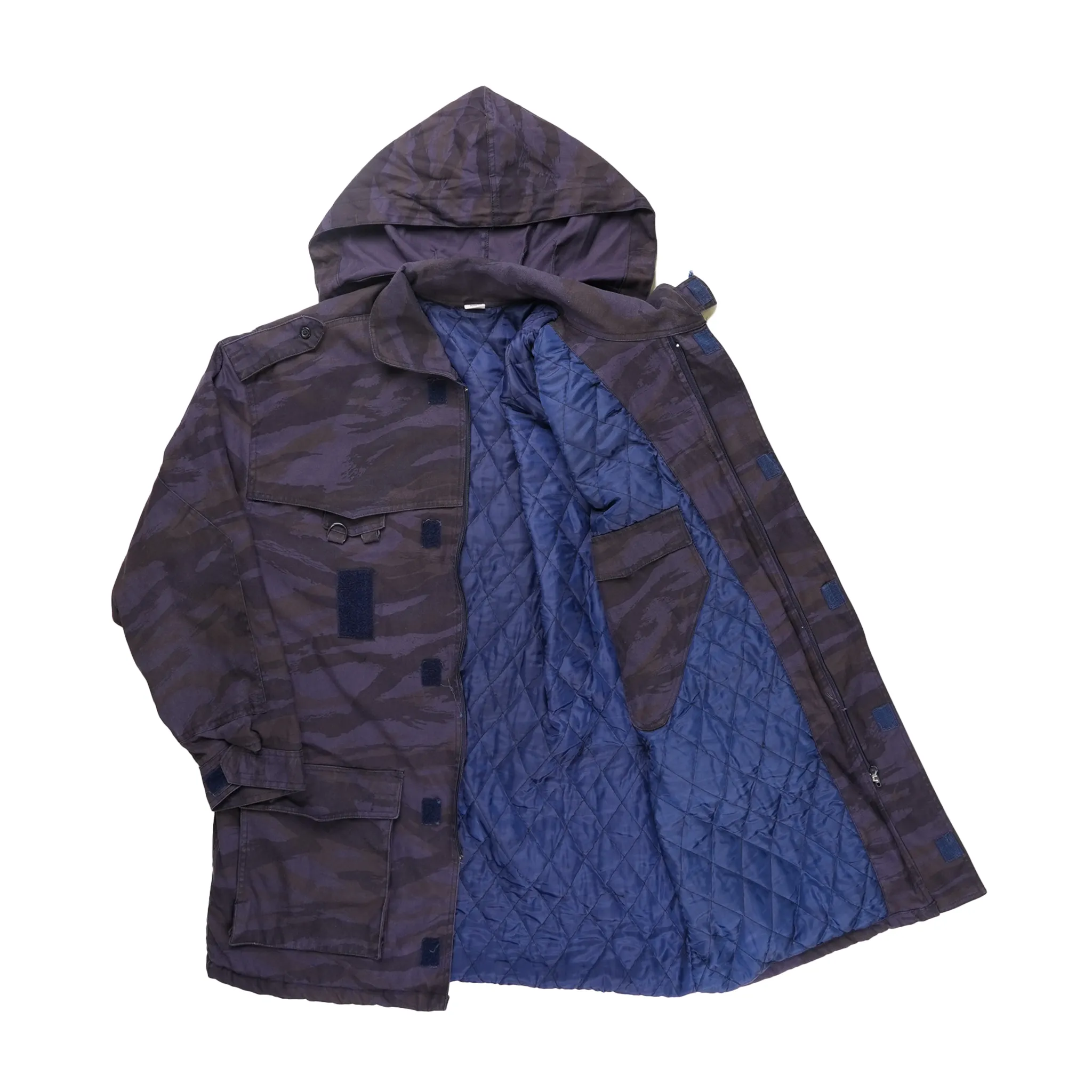 Issued Serbian Milicijia Blue Tigerstripe Parka