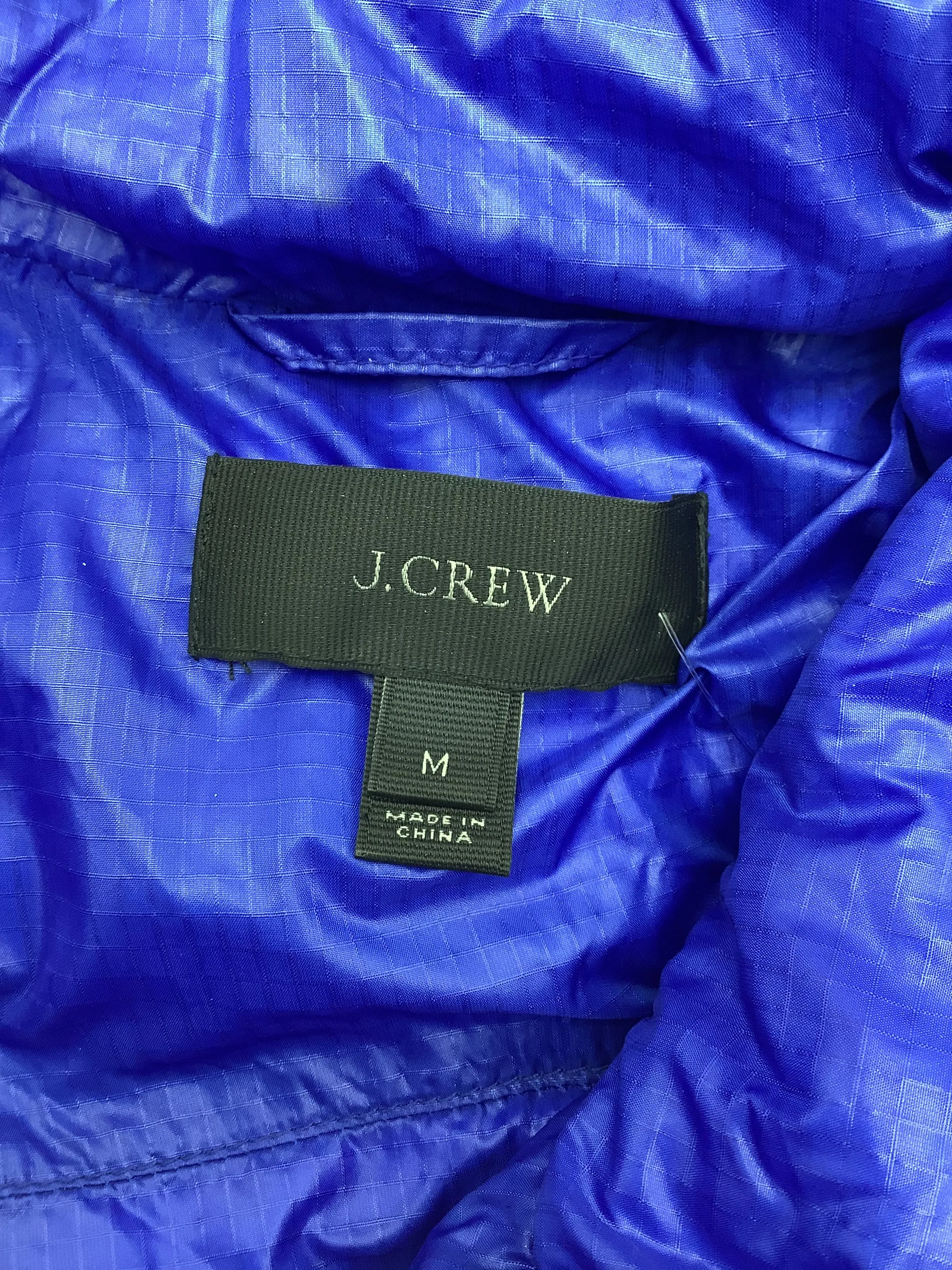 J Crew Puffer Coat Blue Size: M