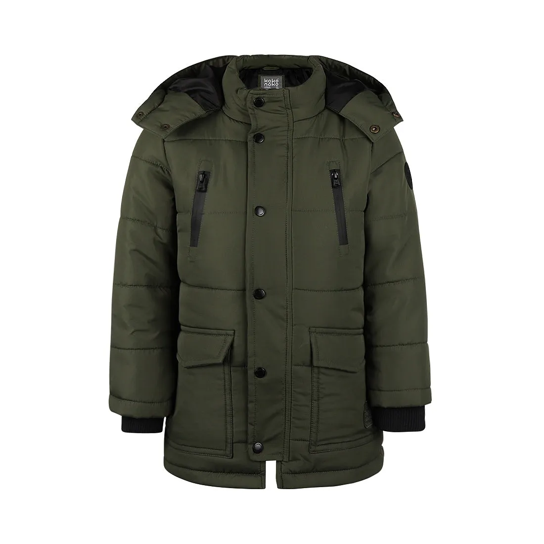 Koko Noko Jacket puff parka with hood water repellent