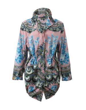 Long Printed Parka