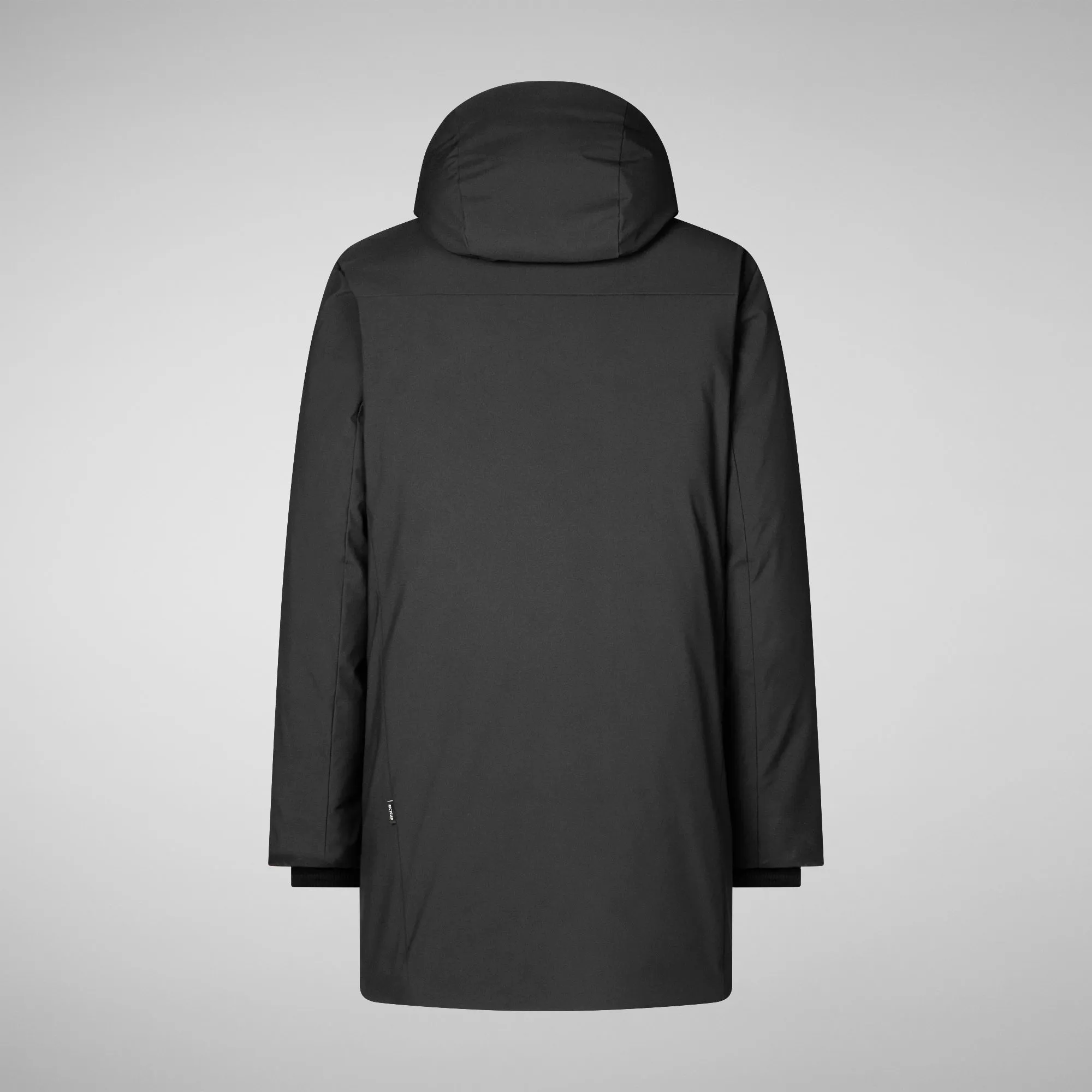 Man's hooded parka Wilson in black