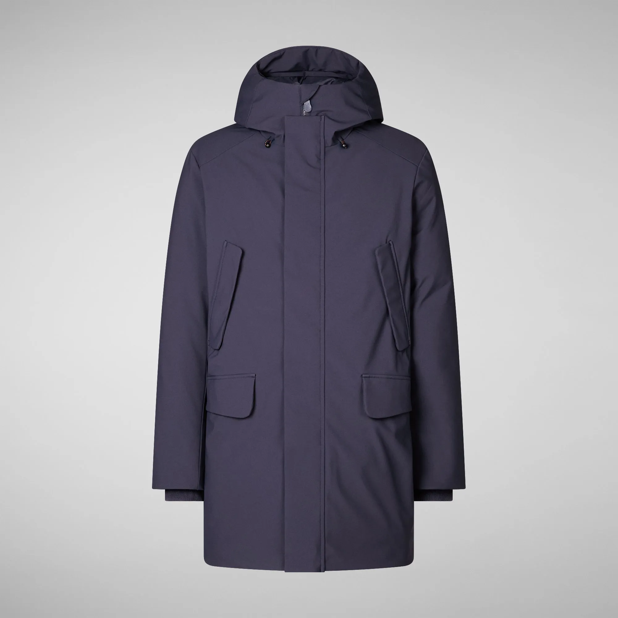 Man's hooded parka Wilson in navy blue