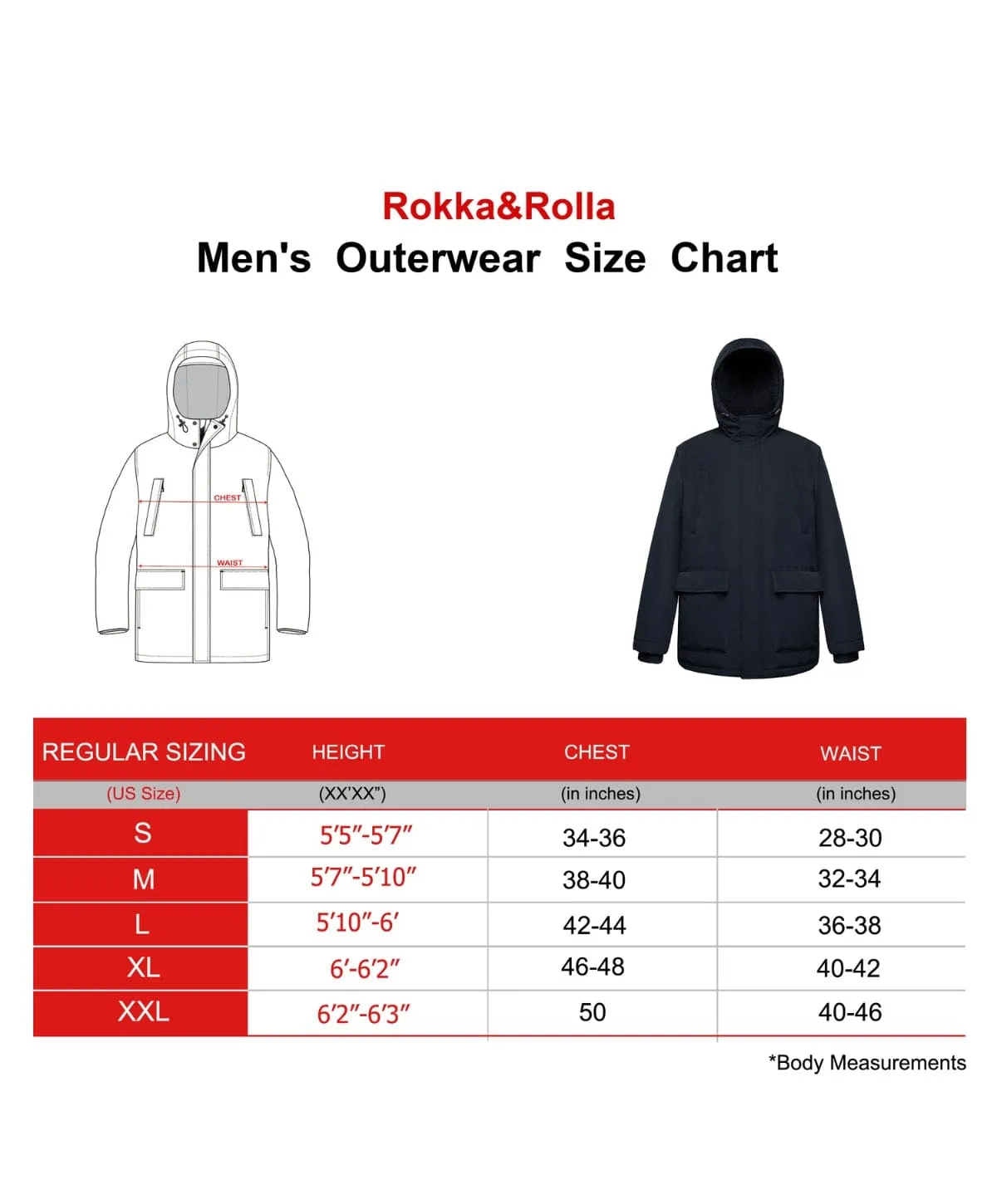 Men's Hooded Parka Jacket