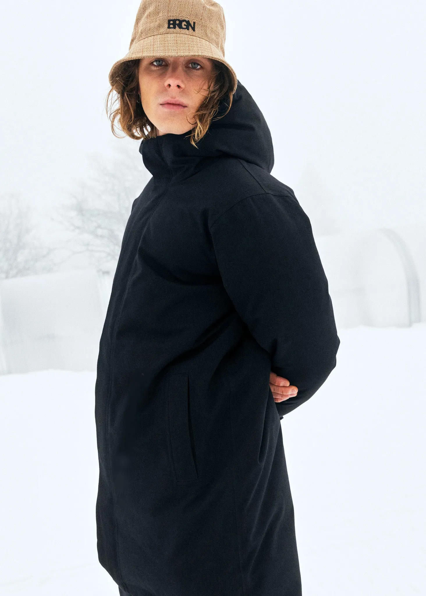 Mens Parka - Dark Navy