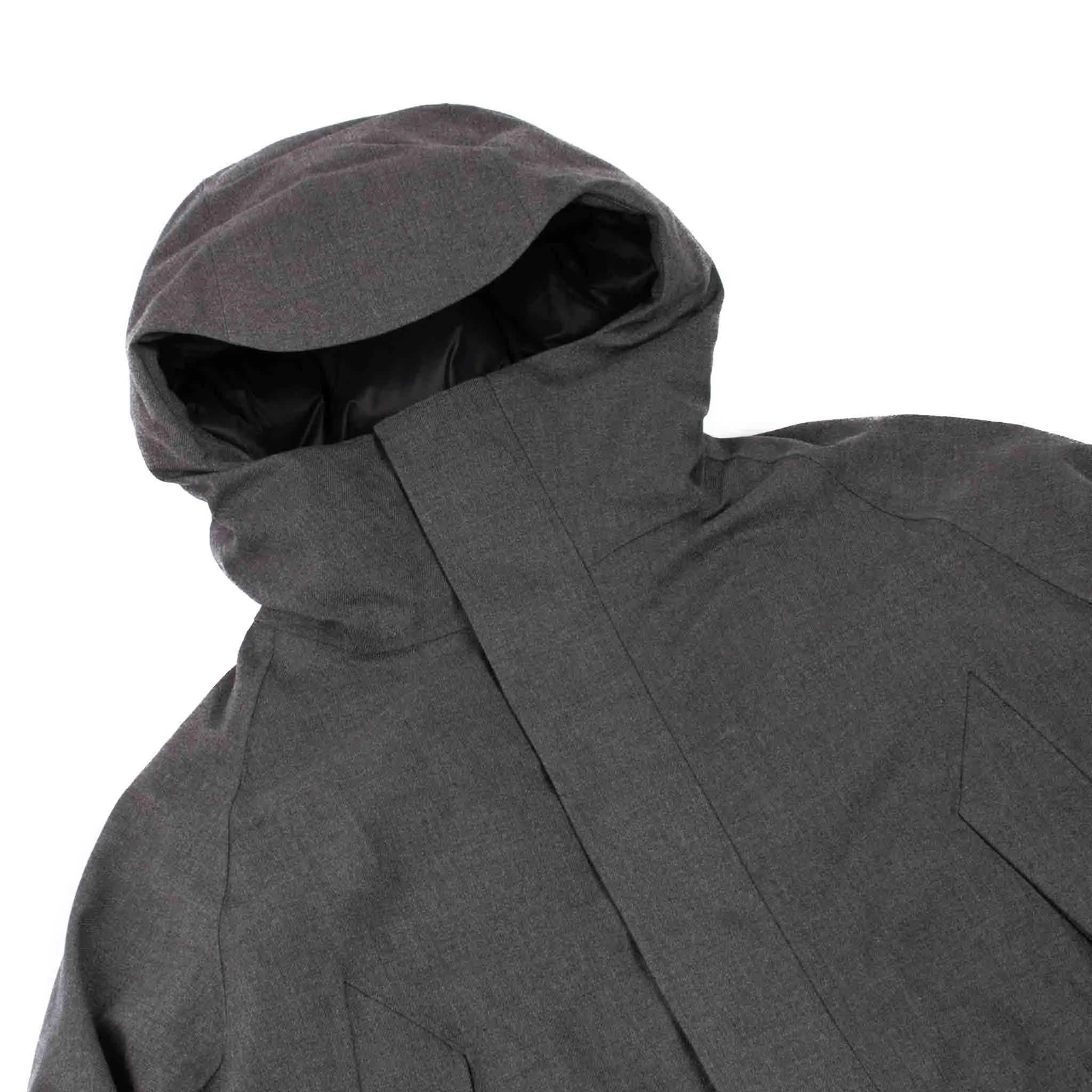 Norse Projects Rokkvi Arctic Wool Gore-Tex Charcoal Melange