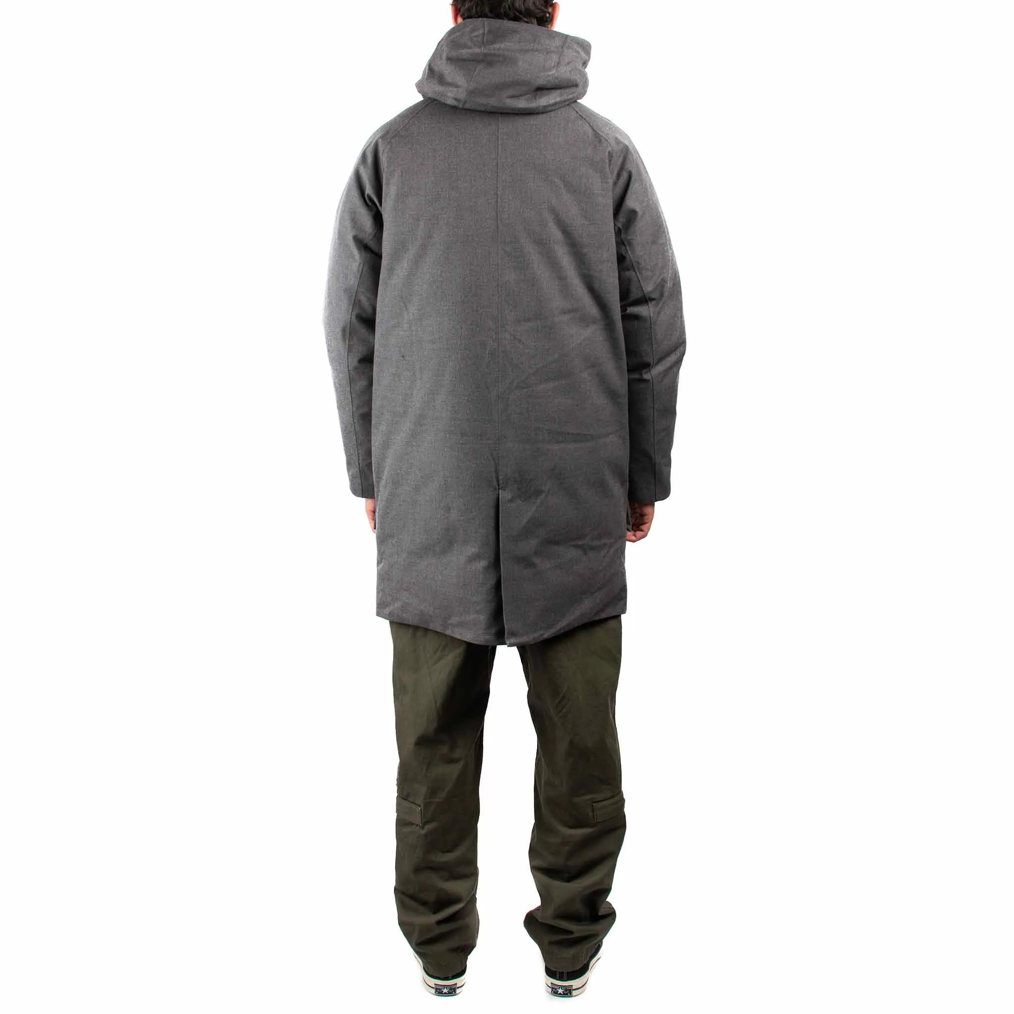 Norse Projects Rokkvi Arctic Wool Gore-Tex Charcoal Melange