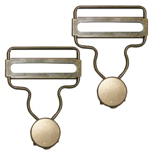 Overall Buckles - 2 pcs - Gold - 25mm