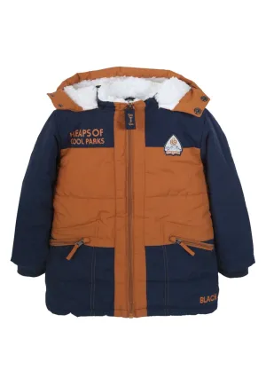 Parka Andrew Niño Azul marino Black and Blue