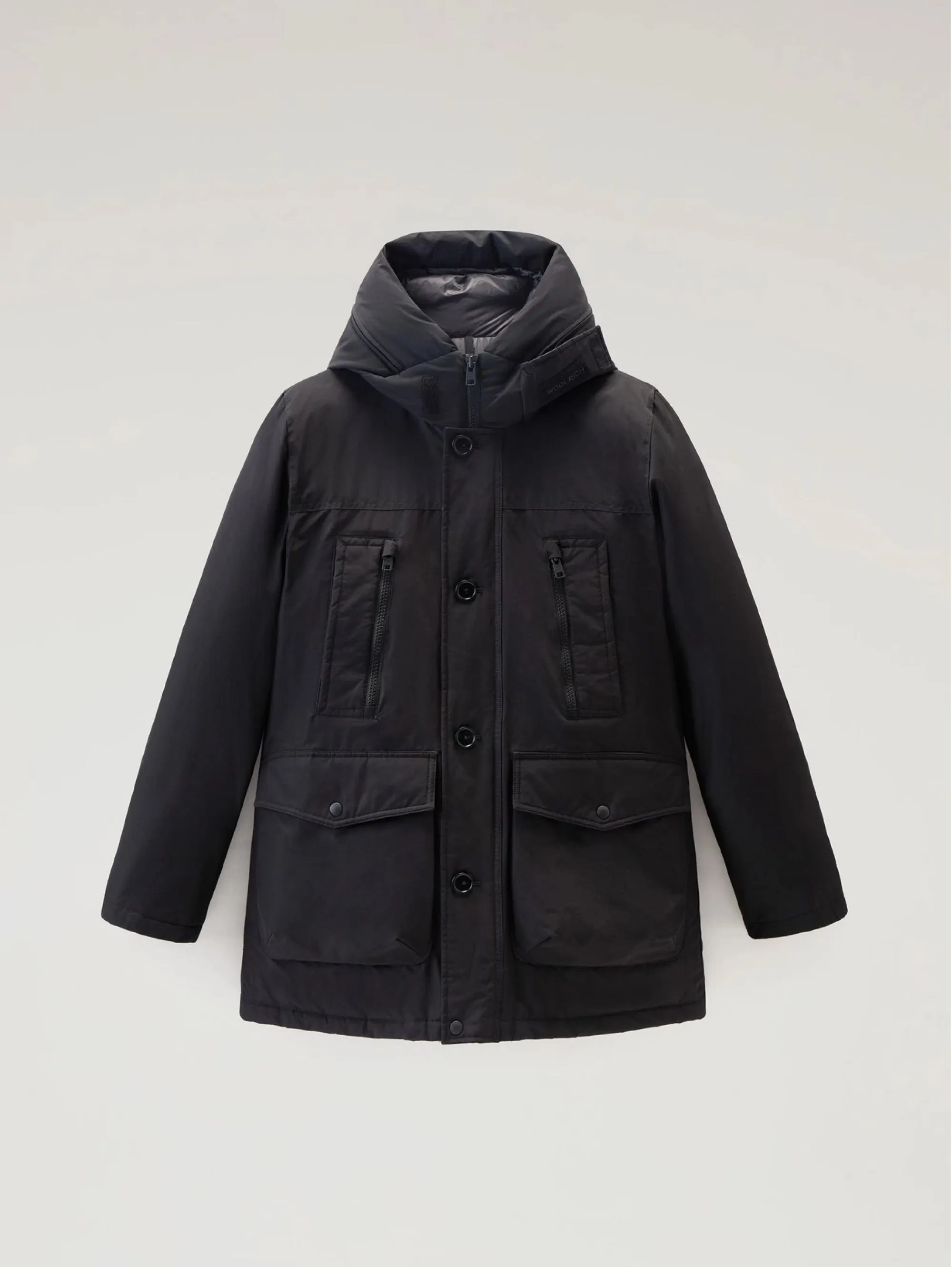 Parka Arctic in Ramar Cloth Rivisitato Nero