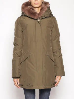 Parka con Pelliccia Rimovibile MILITARE