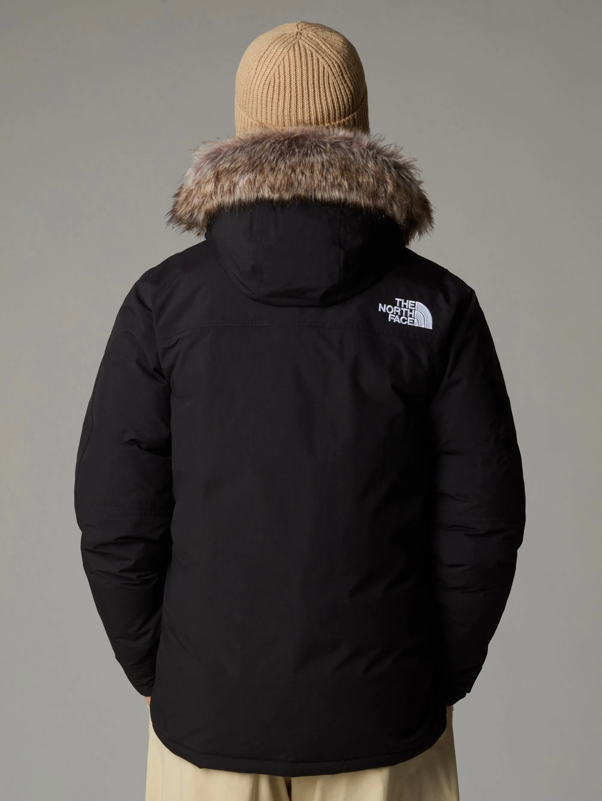 Parka McMurdo con Cappuccio Rimovibile Nero