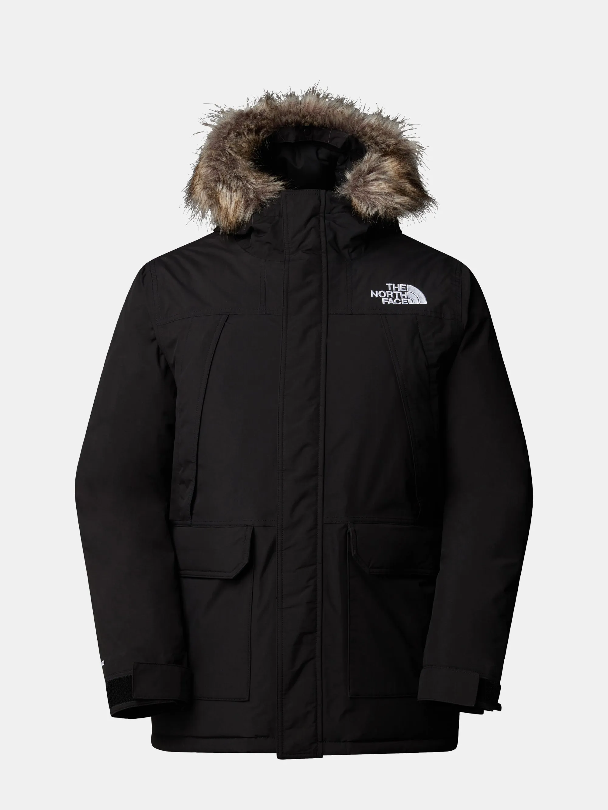 Parka McMurdo con Cappuccio Rimovibile Nero