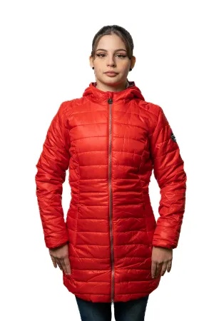 PARKA MUJER NORTHLAND JANA MICROLOFT FIRE RED 02-0801535